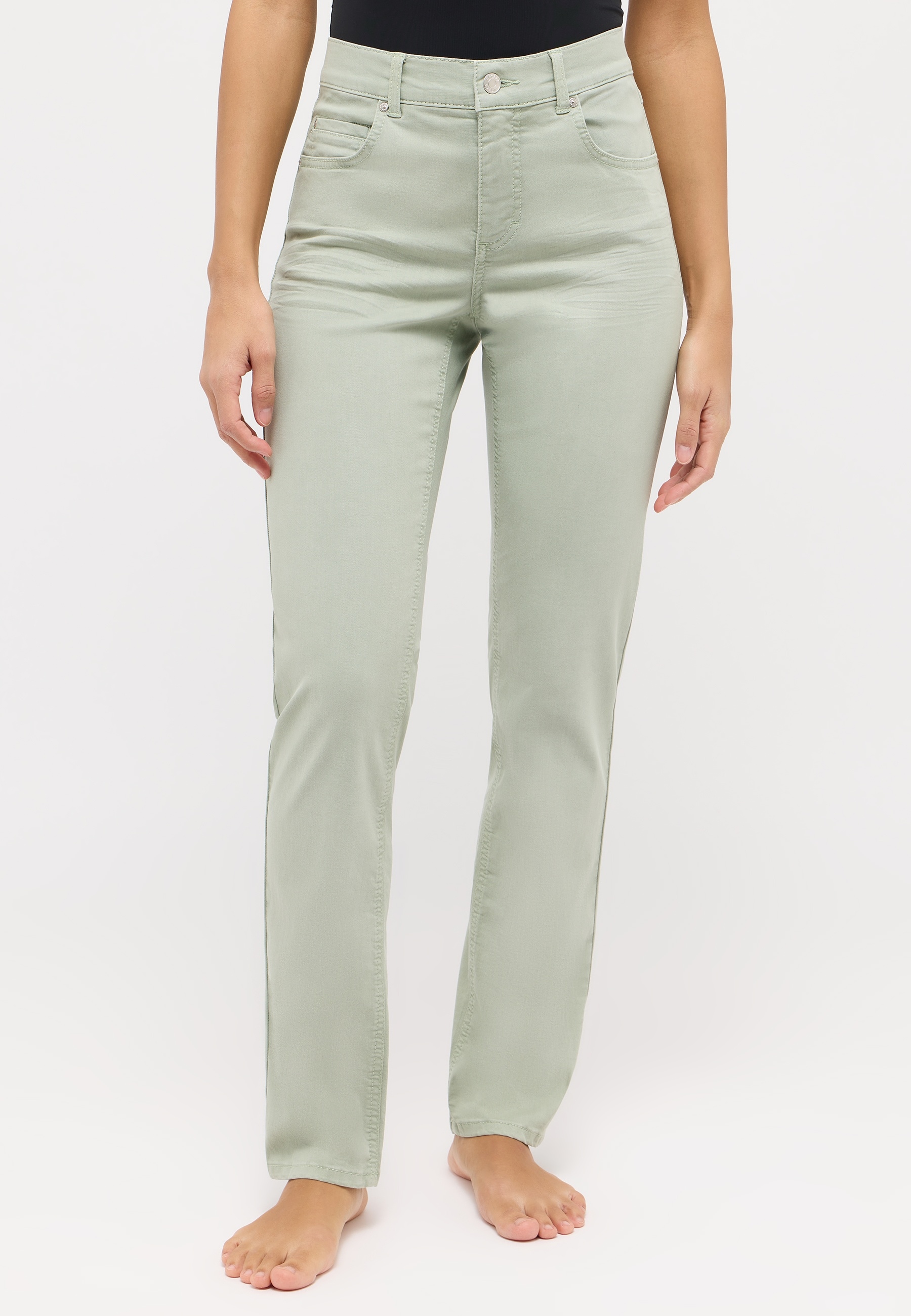 Image of ANGELS Straight-Jeans "CICI" in Slim Fit-Passform