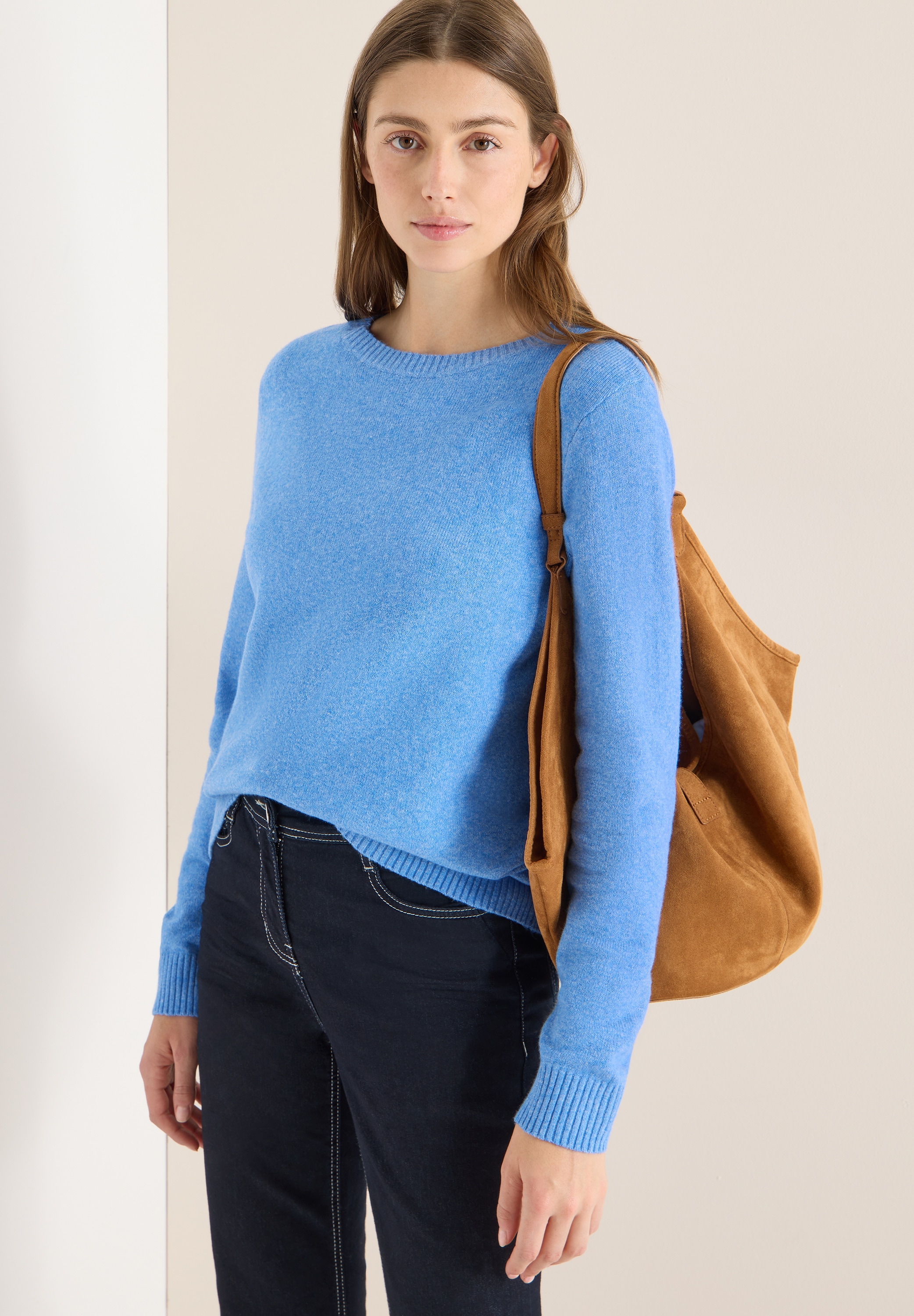 Image of Cecil Strickpullover mit U-Boot-Ausschnitt