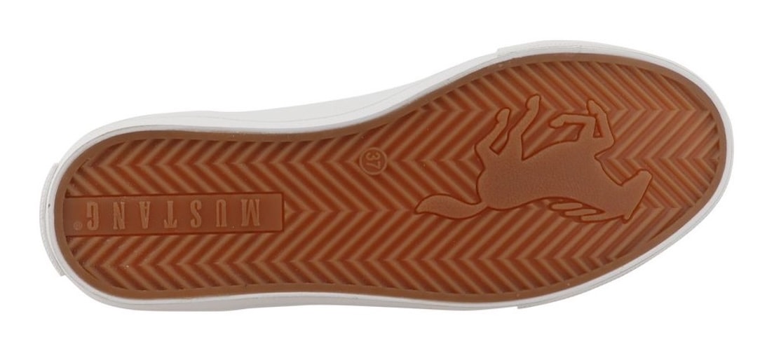Mustang Shoes Sneakers »Ulla«  Chaussure de loisirs, chaussure basse, chaussure à lacets avec fermeture éclair extérieure
