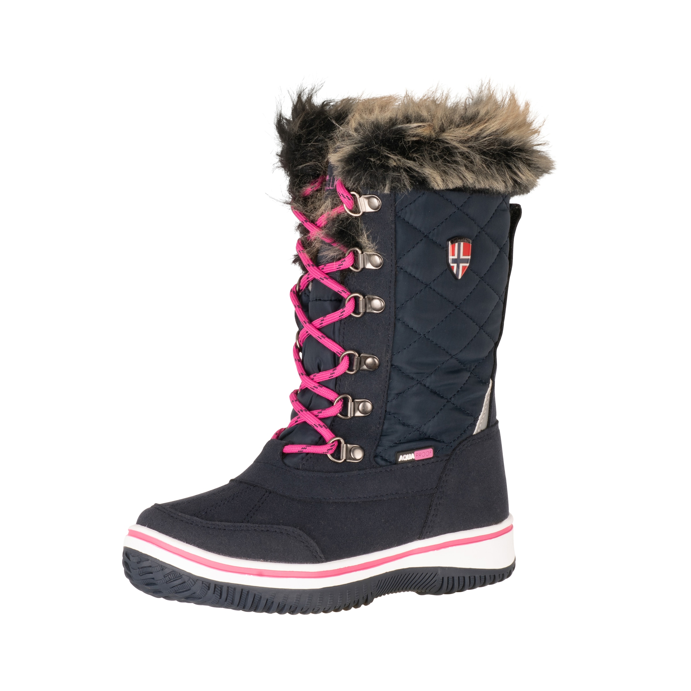 Image of TROLLKIDS Winterstiefel "GIRLS HOLMENKOLLEN SNOW BOOTS XT" Winterschuhe, Winterboots, Snowboots, wasserdicht, reflektierend