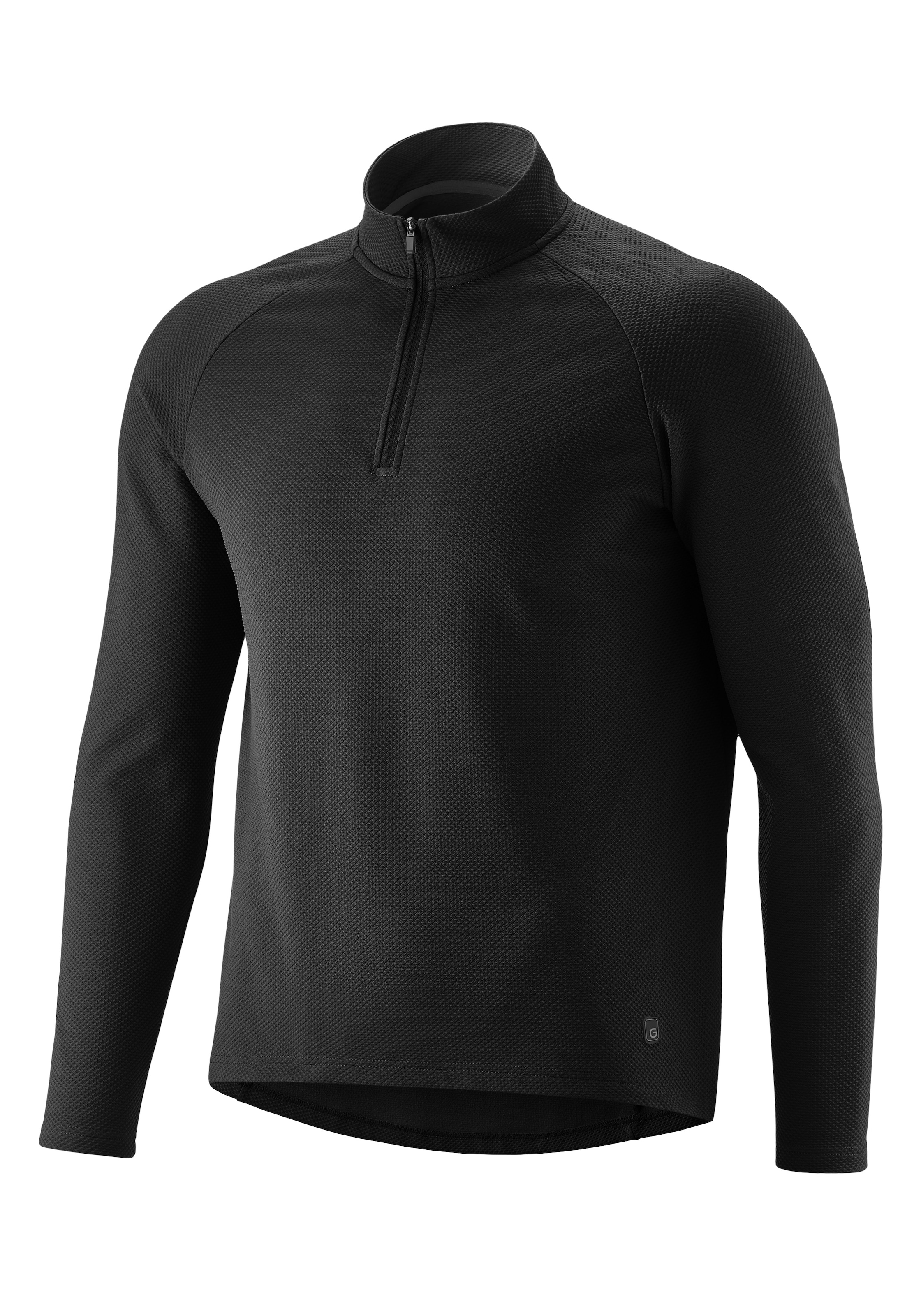 Gonso Radtrikot »Essential Jersey Longsleeve Therm M« Herren Radtrikot half-zip, langarm Trikot, Semi Fit