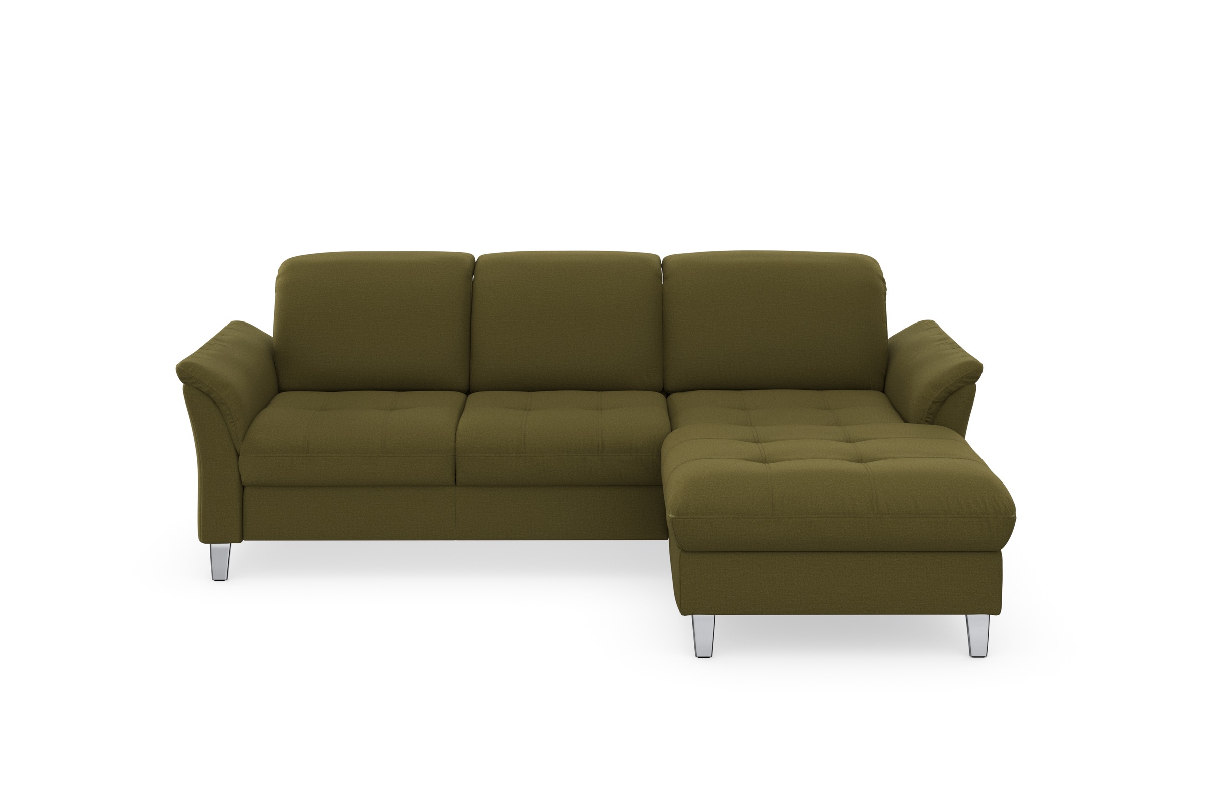 sit&more Ecksofa »Maggiore L-Form«, wahlweise mit Kopfteilverstellung, Bettfunktion und Bettkasten