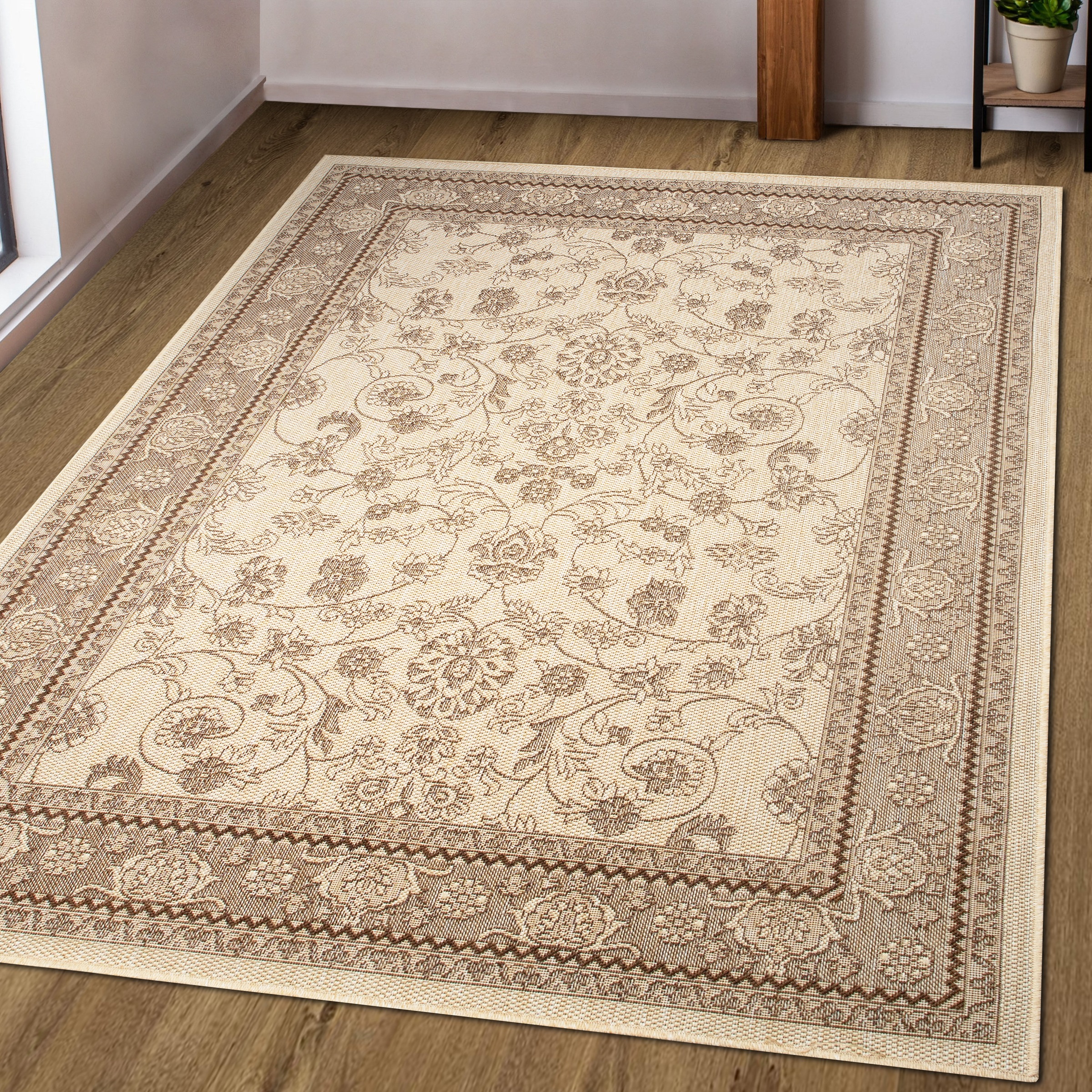 Image of GOODproduct Teppich "Claren, auch für Balkon und Terrasse" rechteckig 3 mm Höhe In und Outdoorgeeignet, Orient-Design, Wetterfest & UV-beständig