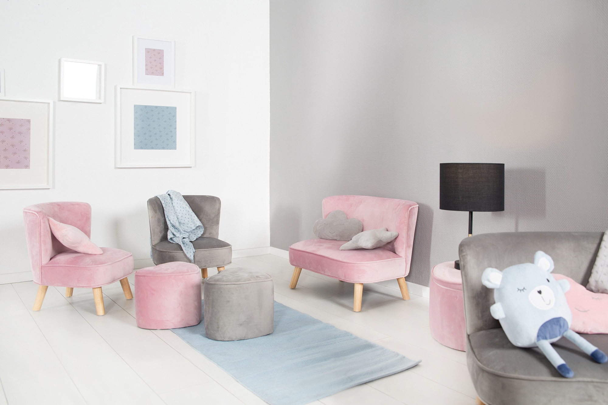roba® Kindersofa »Lil Sofa« mit Holzfüssen