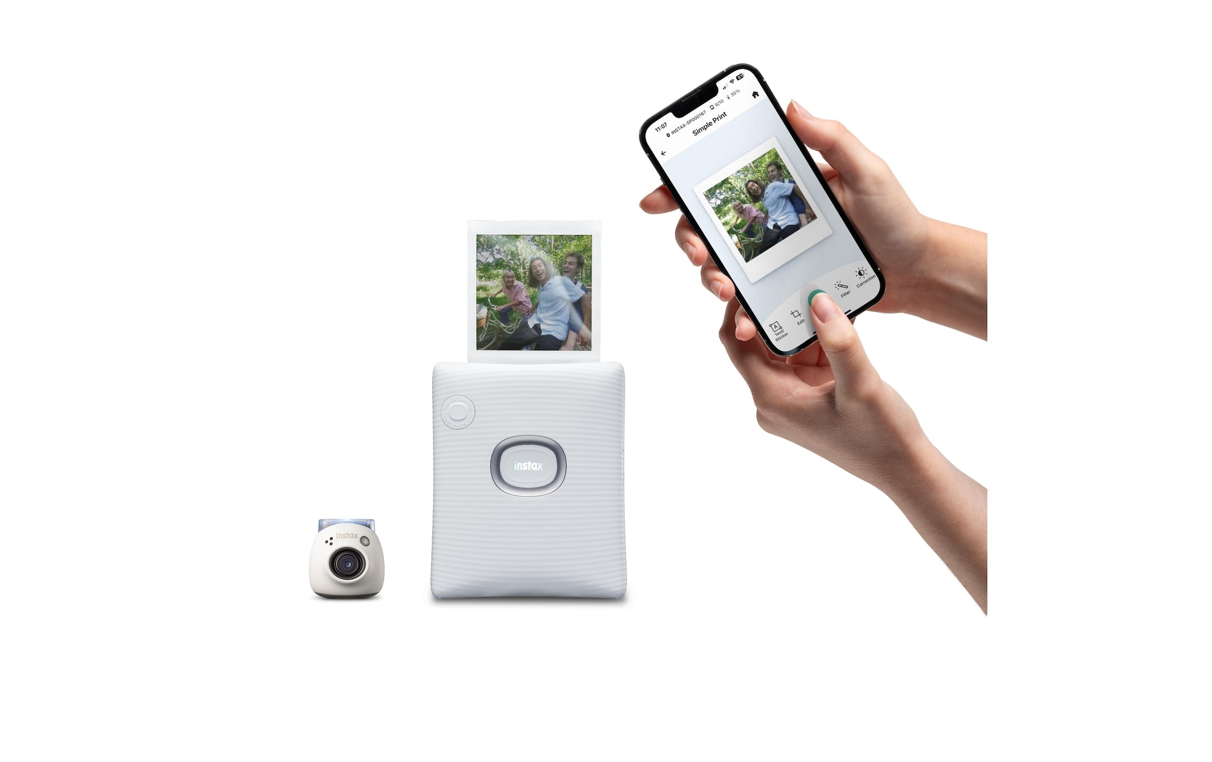 FUJIFILM Kompaktkamera »Instax Pal Weiss«