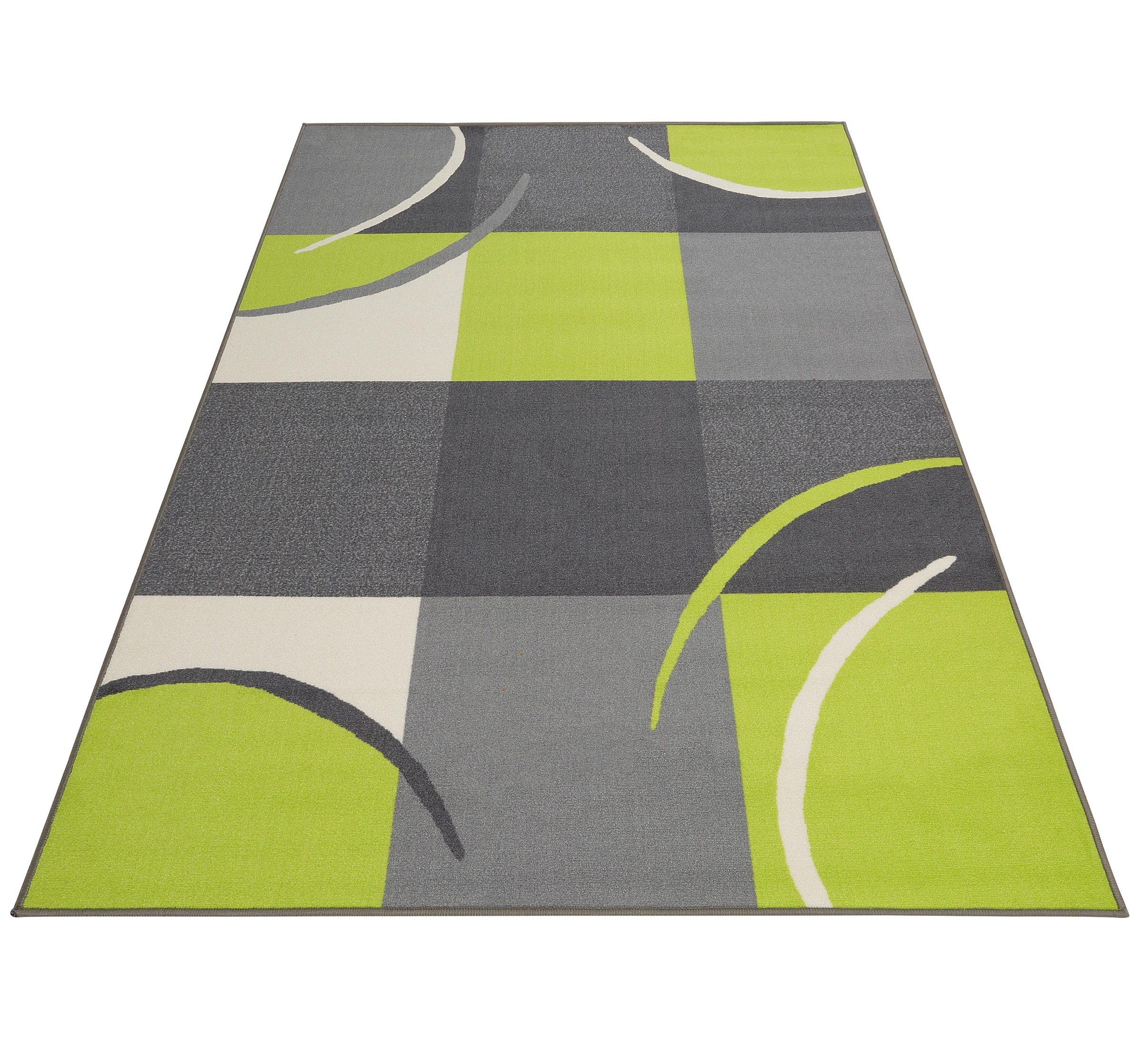 Image of THEKO Teppich »Marco«, rechteckig, 6 mm Höhe, Kurzflor, modernes kariertes Design, ideal im Wohnzimmer & Schlafzimmer bei Ackermann Versand Schweiz