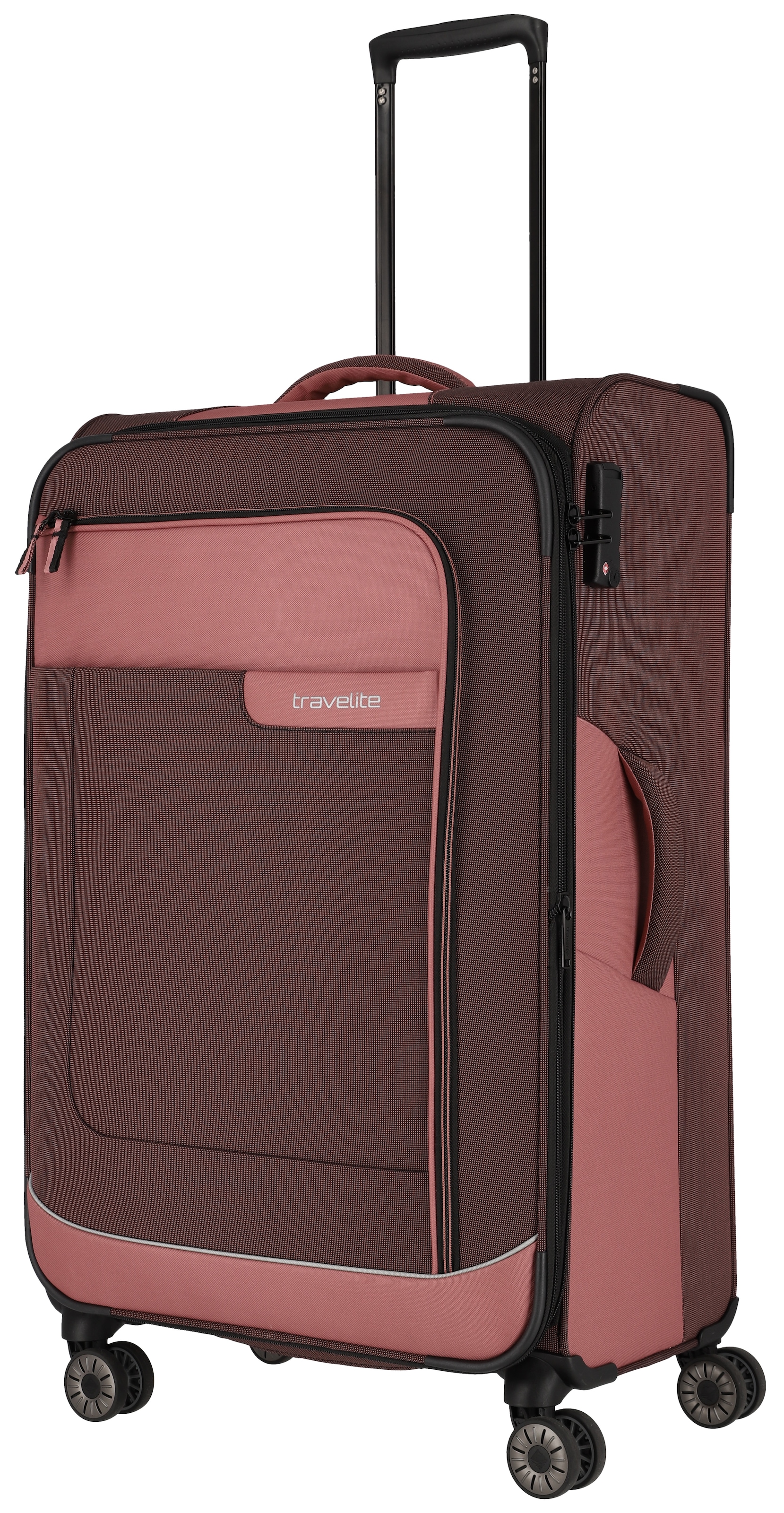 travelite Kit trolley »VIIA S/M/L und Reisetasche« ensemble de valises avec volume extensible et serrure TSA