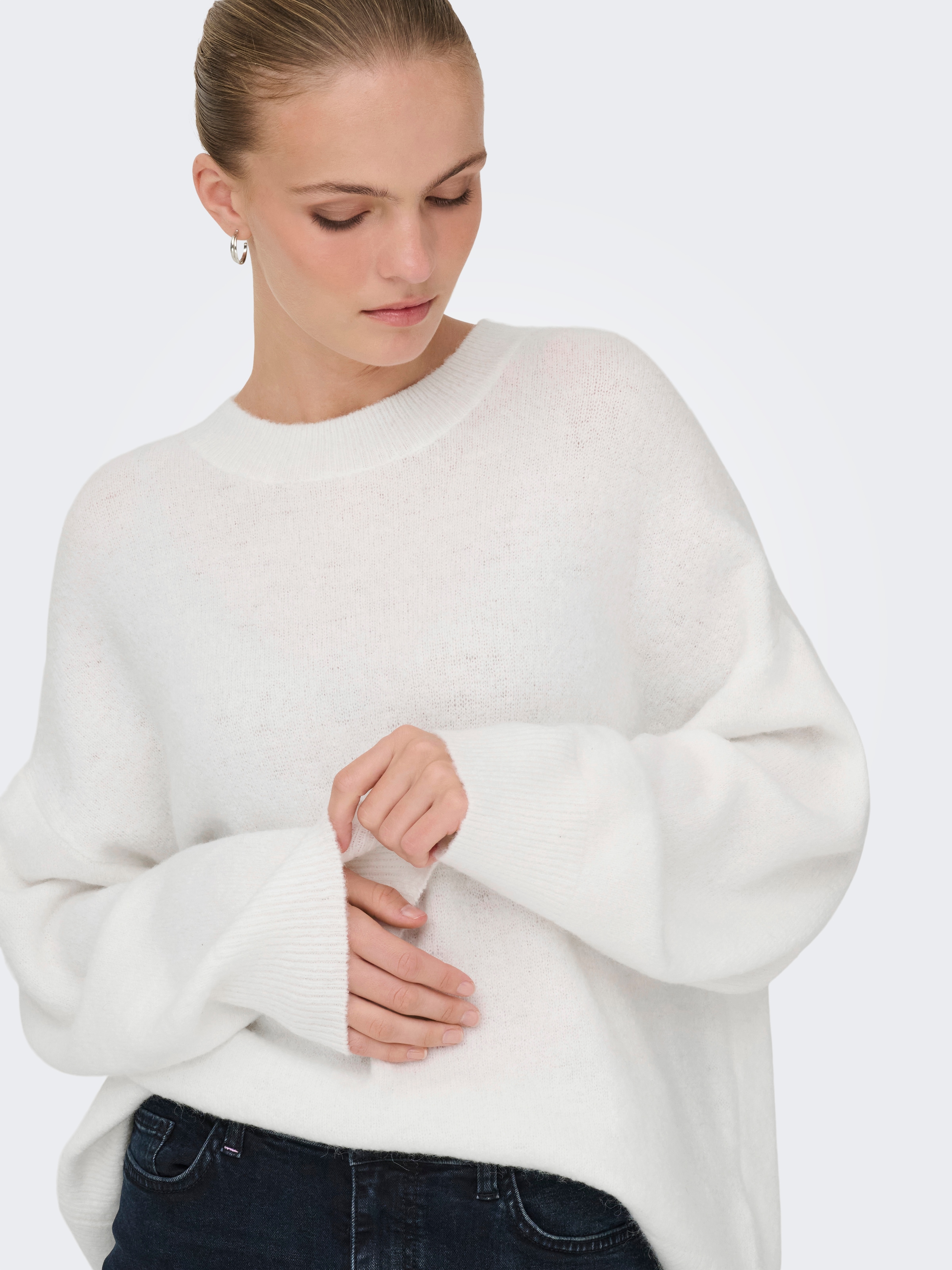 JDY »JDYSONJA L/S O-NECK PULLOVER KNT NOOS« mélange de matériaux