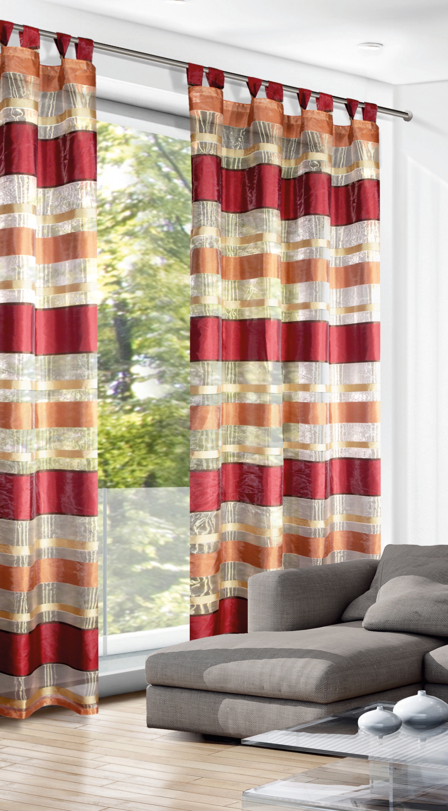 Image of WILLKOMMEN ZUHAUSE by ALBANI GROUP Vorhang »Dean«, (1 St.), Schlaufenschal bei Ackermann Versand Schweiz