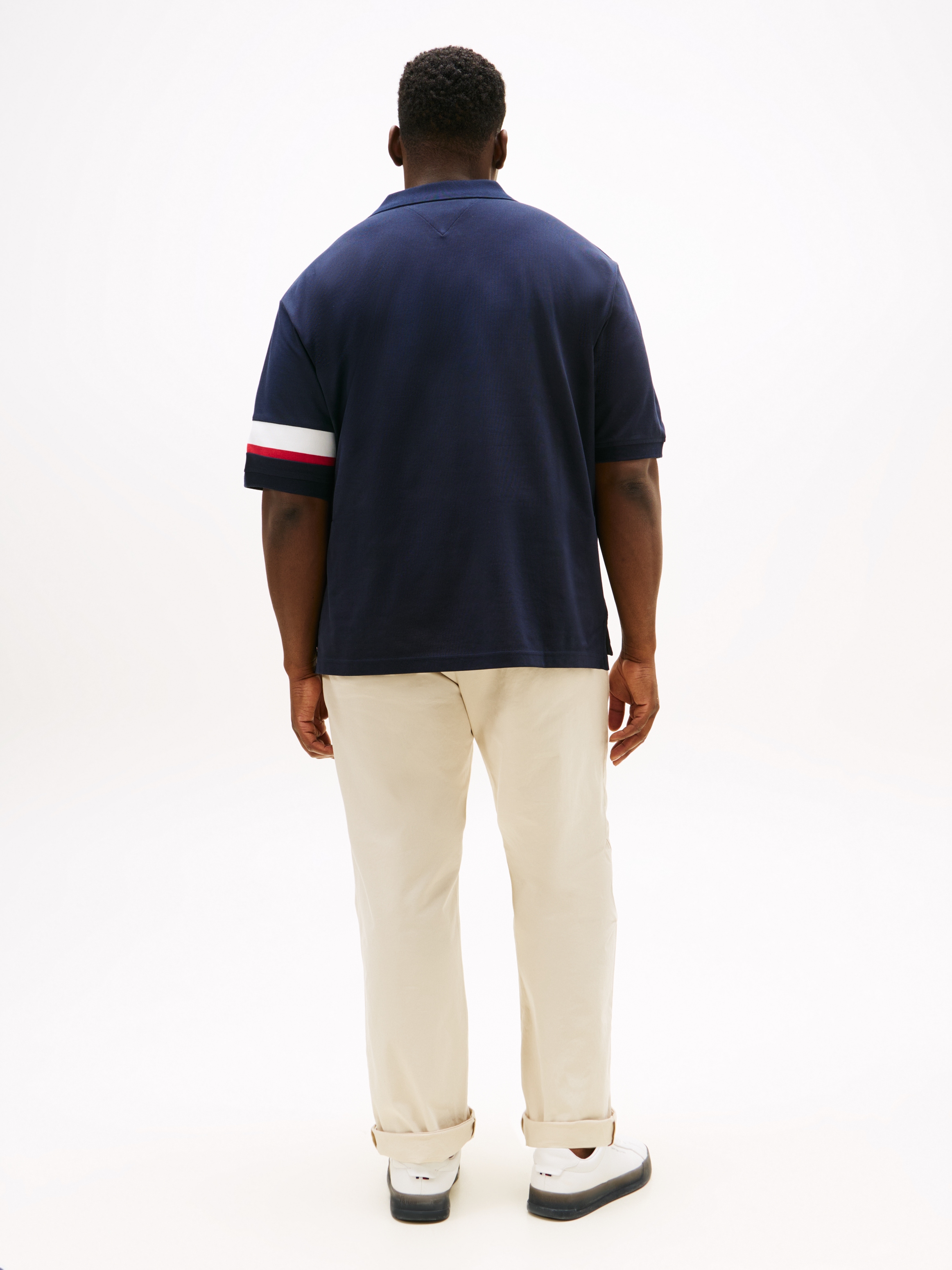 Tommy Hilfiger Big & Tall Poloshirt »SLEEVE TAPE POLO«, Grosse Grössen