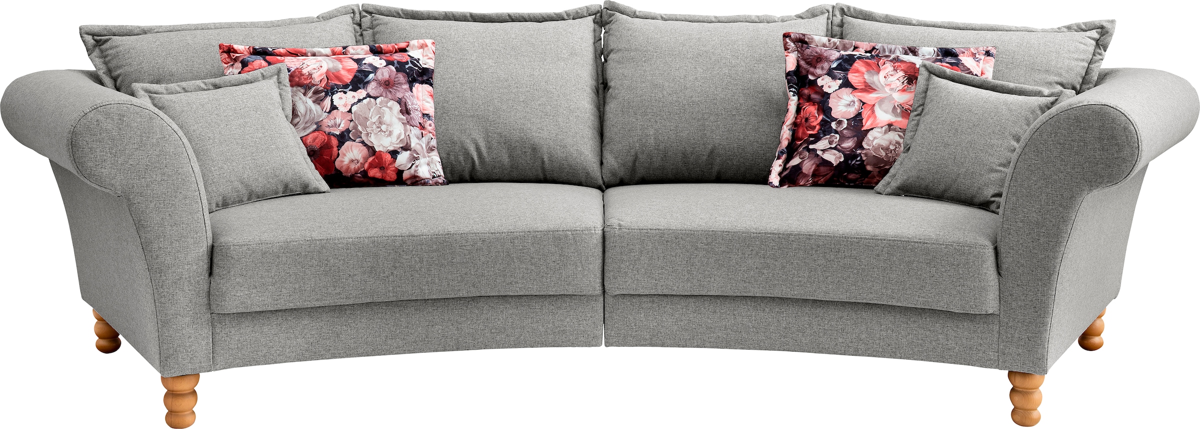 Home affaire Canapé Big »Tassilo geschwungene Formensprache, bequem, Mega Sofa, Breite 350cm«