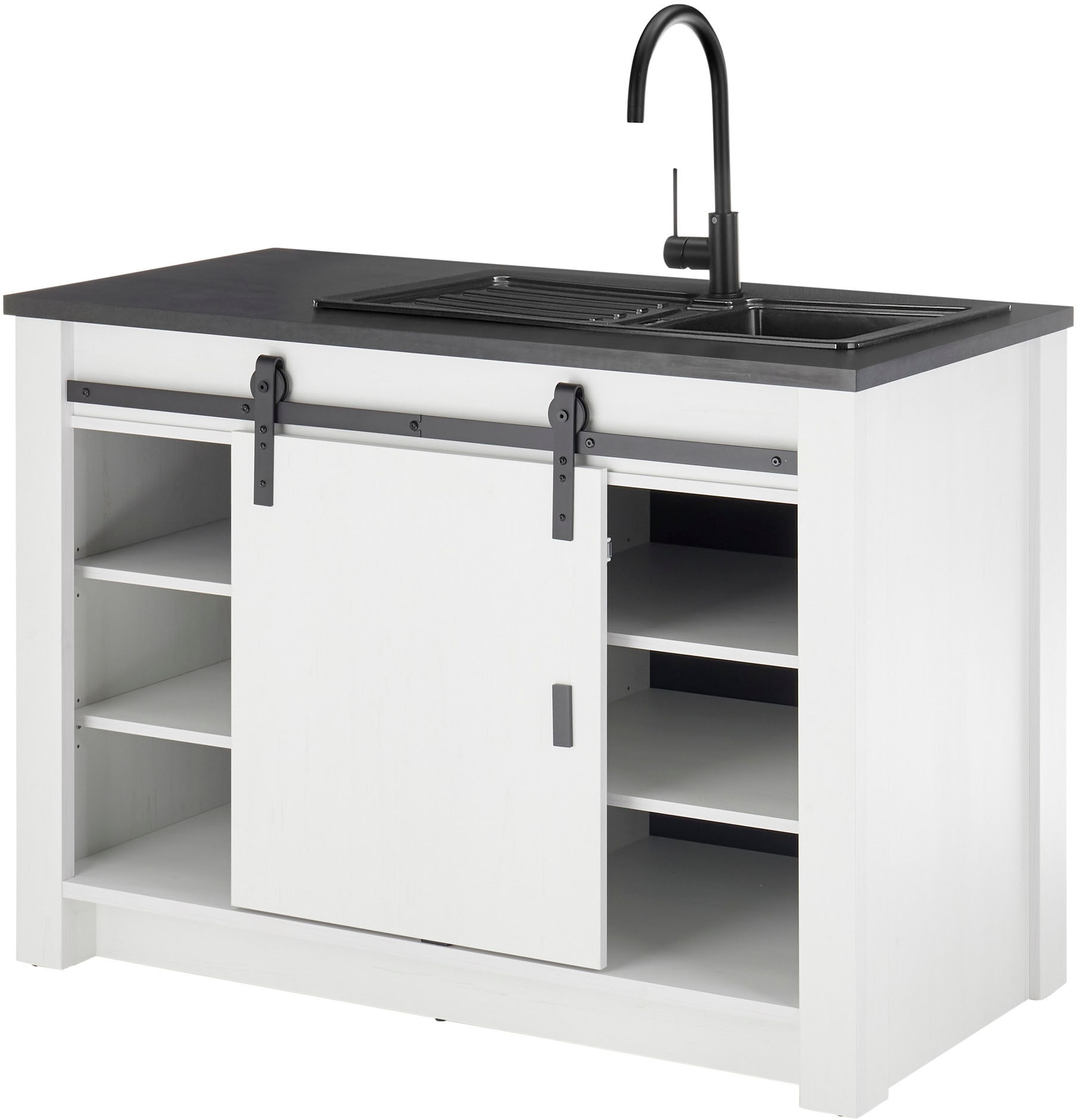 Home affaire Küche »Sherwood« Breite 210 cm, ohne E-Geräte