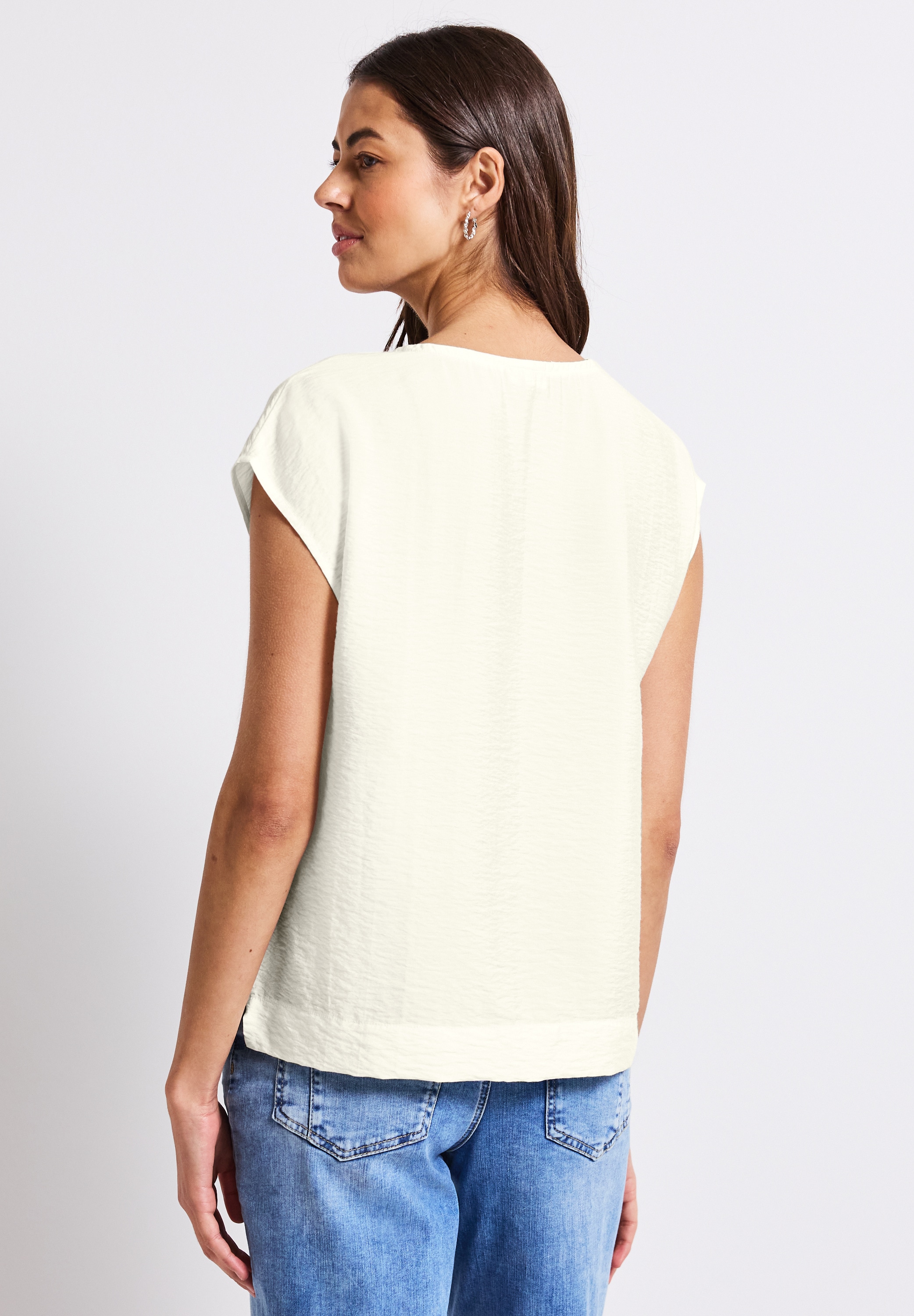 STREET ONE Shirtbluse, mit V-Neck
