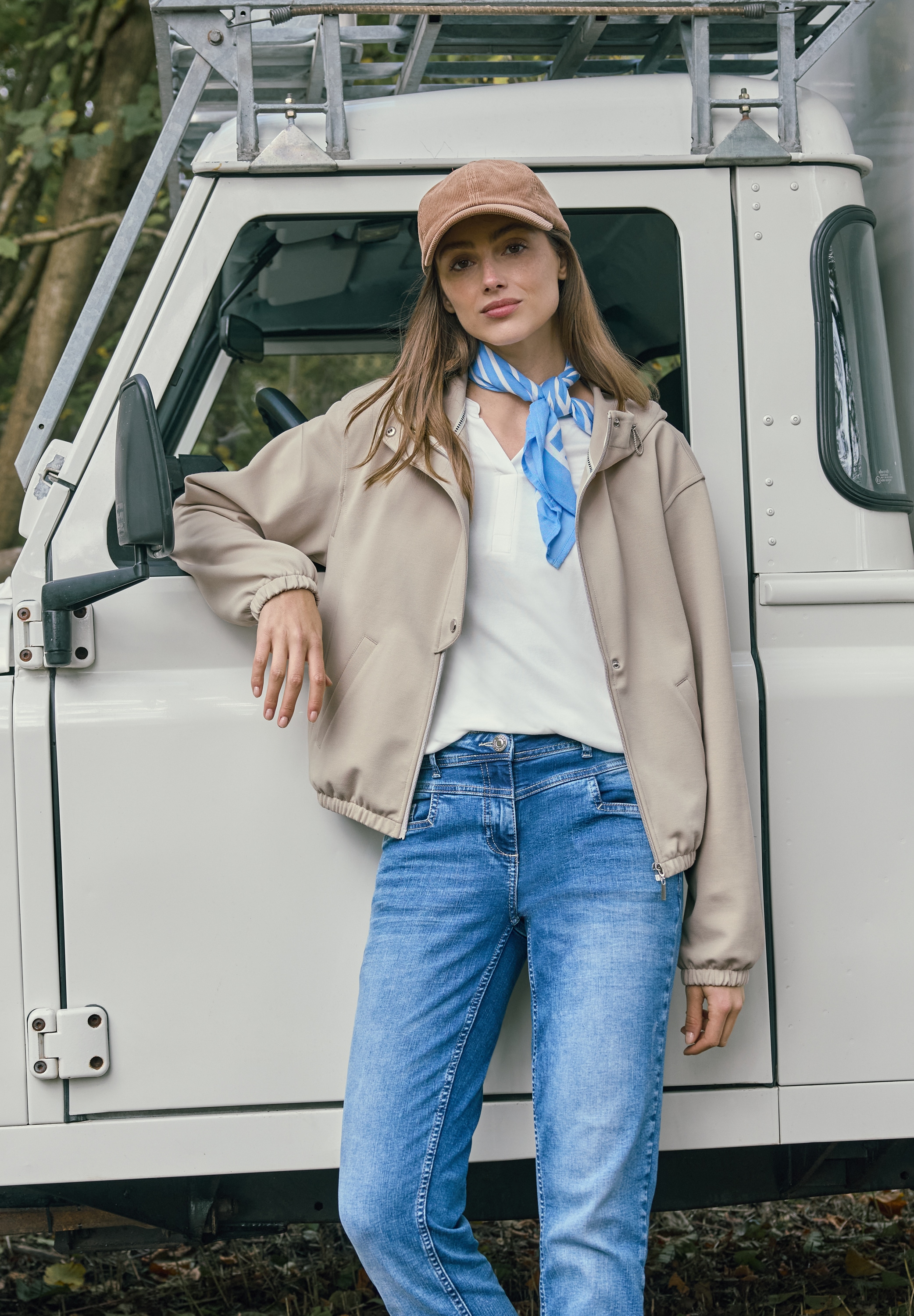 Cecil Blouson mit Kapuze mit verstellbarer Kapuze