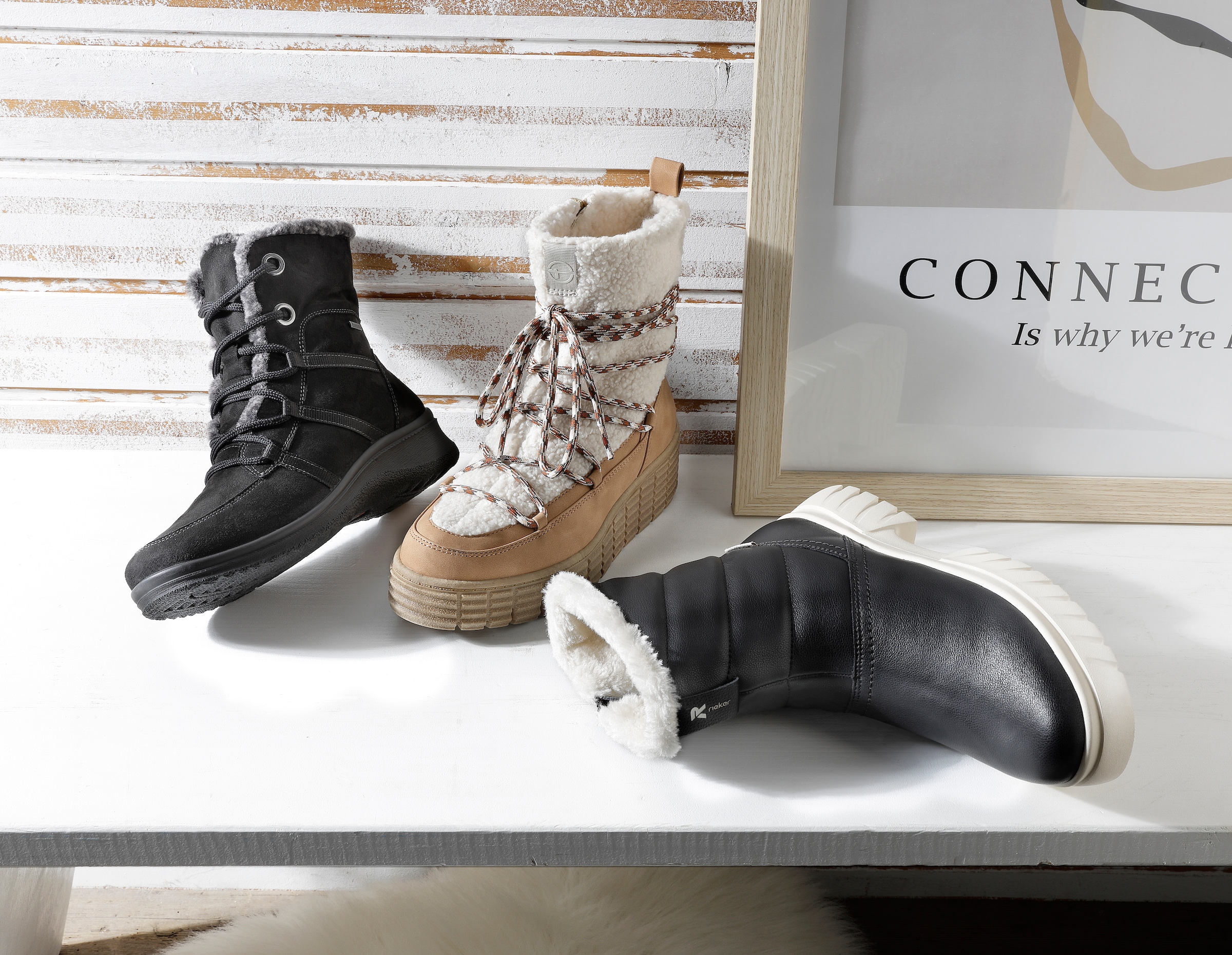Ara Winterboots »MÜNCHEN«, Schnürboots, Winterstiefelette in Komfortweite H = sehr weit