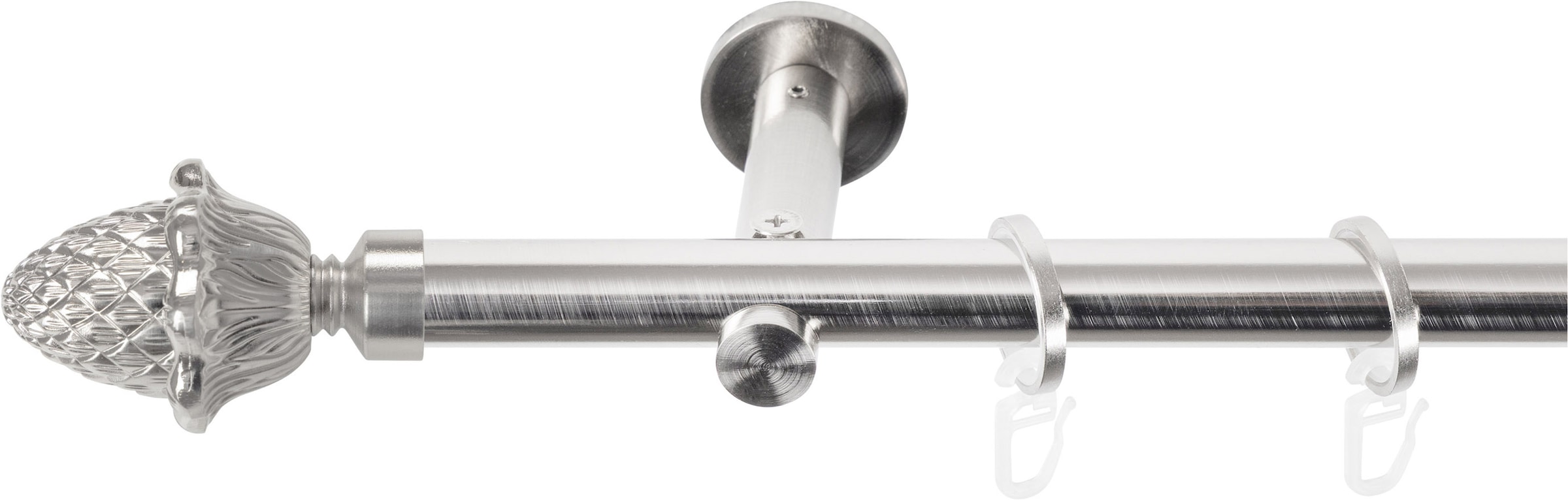SN DECO GROUP Tringle à rideaux Ø 19 mm 1 course-läufig Fixmass;kürzbar