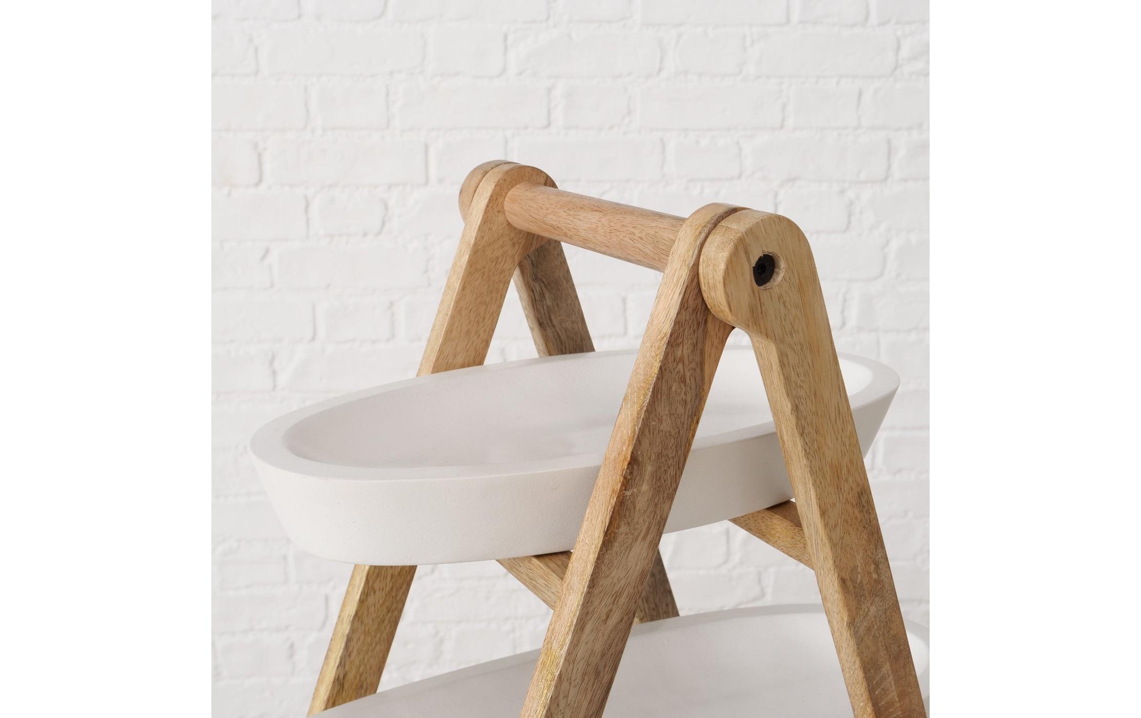 BOLTZE Etagere »Manum, Braun«, Holzart: Mango (China)