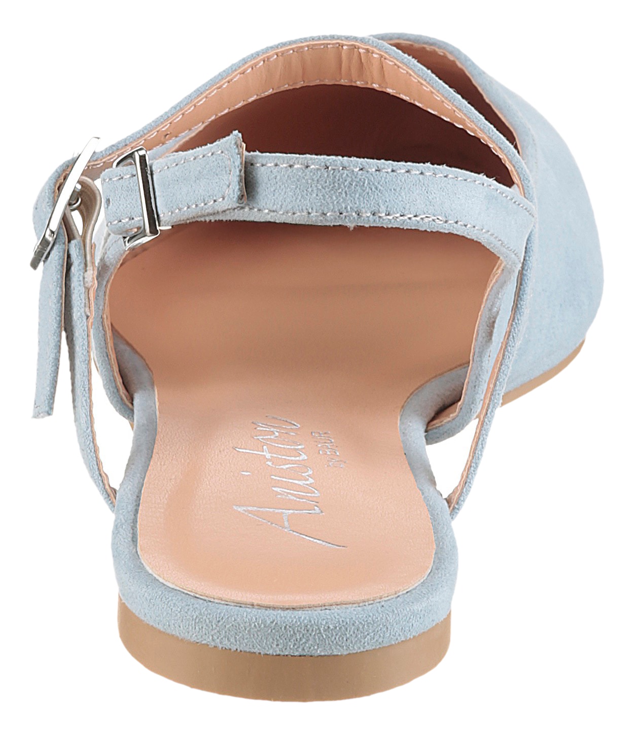 Aniston SHOES Pompes à sling  plat, chaussure d'été, sandale à brides - forme étroite