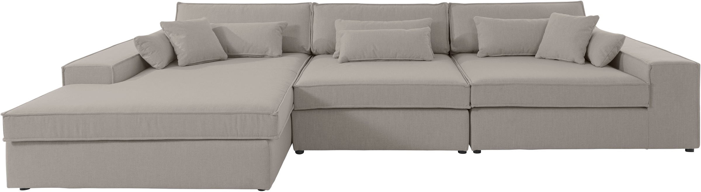 Image of LeGer Home by Lena Gercke Ecksofa »Joreen«, 3 Teile, zusammengesetzt aus Modulen, in vielen Bezugsqualitäten und Farben, fester Sitzkomfort bei Ackermann Versand Schweiz