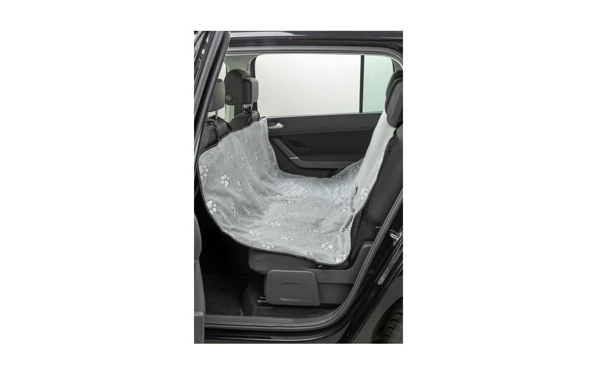 TRIXIE Housse de siège de voiture »Fleece Pfotenmuster«