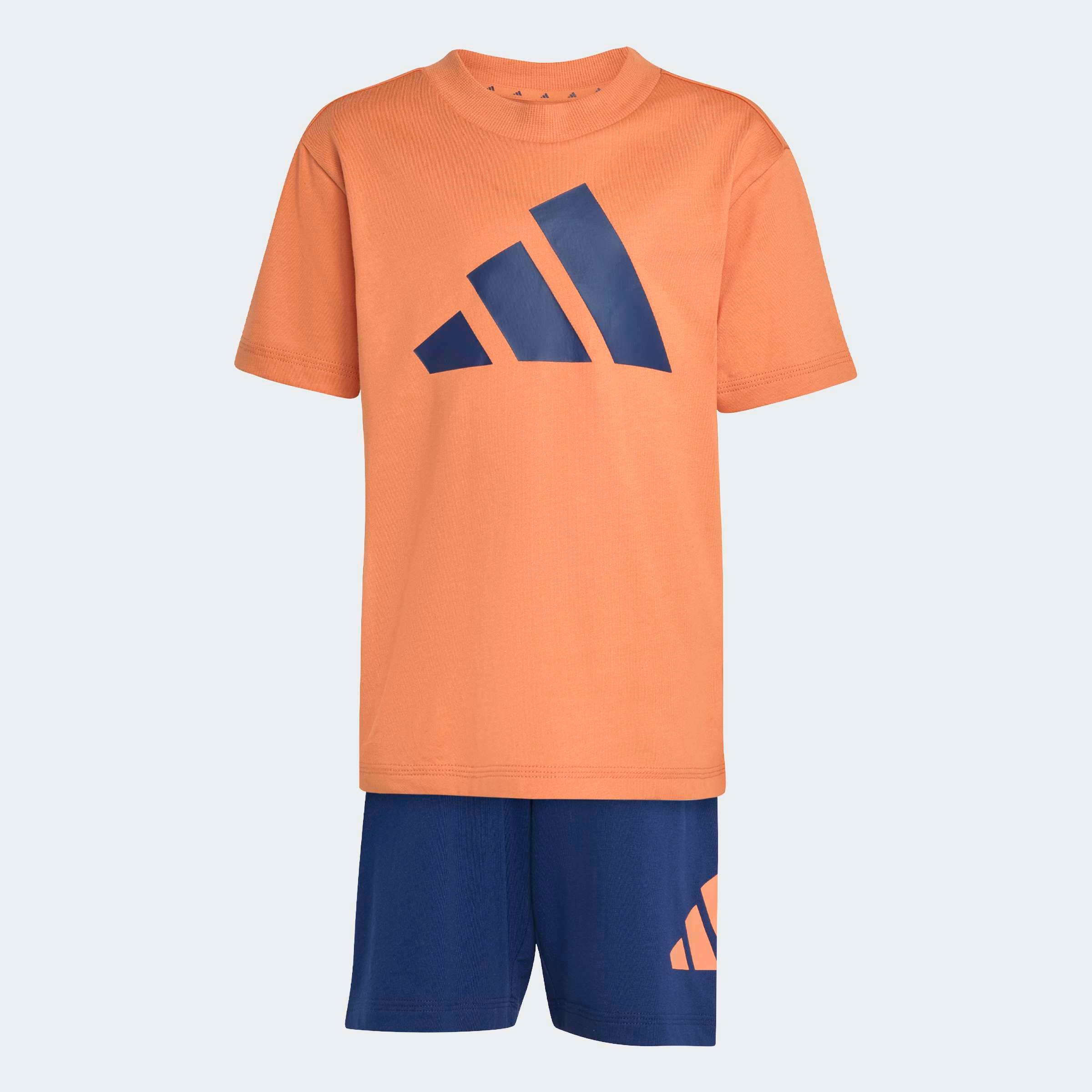 adidas Sportswear Combinaison d'entraînement »LK BL T-SET 160« 2 pièces für Kinder, zweiteilig, aus Baumwolle