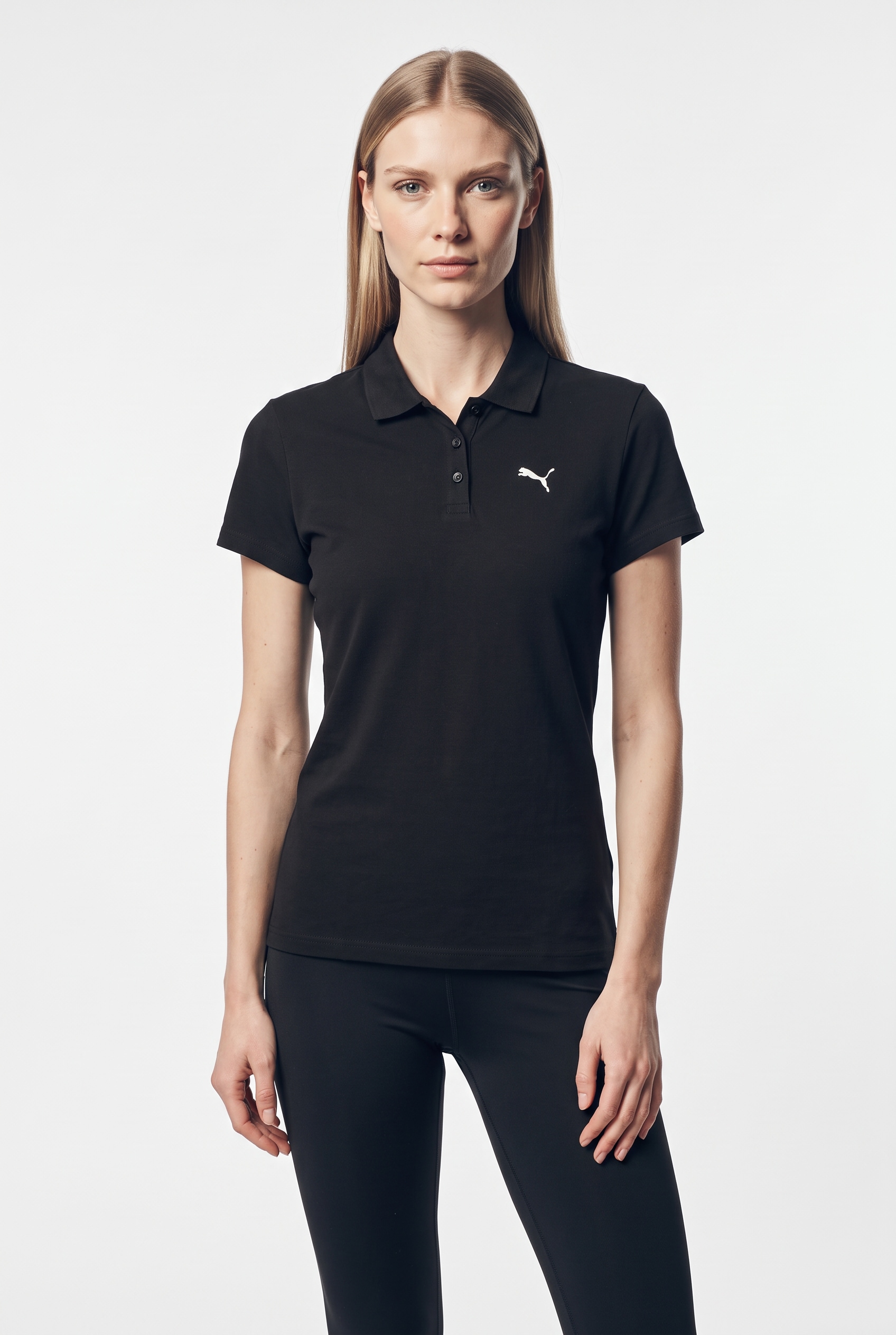 Image of PUMA Poloshirt "ESS POLO" mit normalem Kragen, Kurzarmdesign, unifarben, Regular Fit