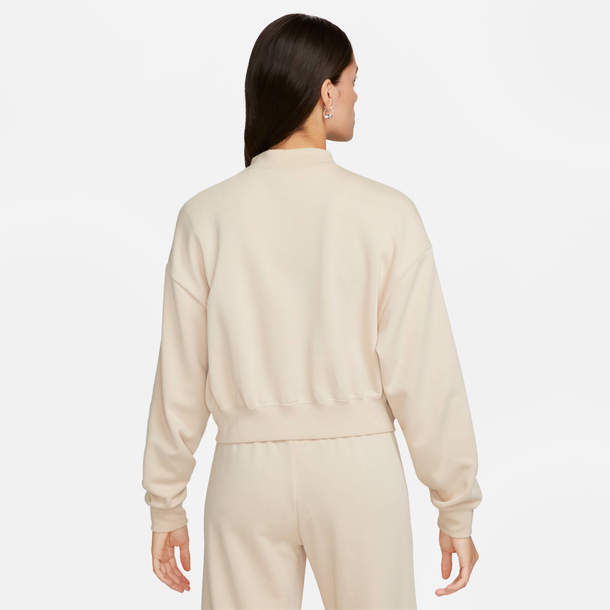 Nike Sportswear Sweatjacke »CLUB FLEECE WOMEN'S OVERSIZED CROPPED FULL-ZIP JACKET«