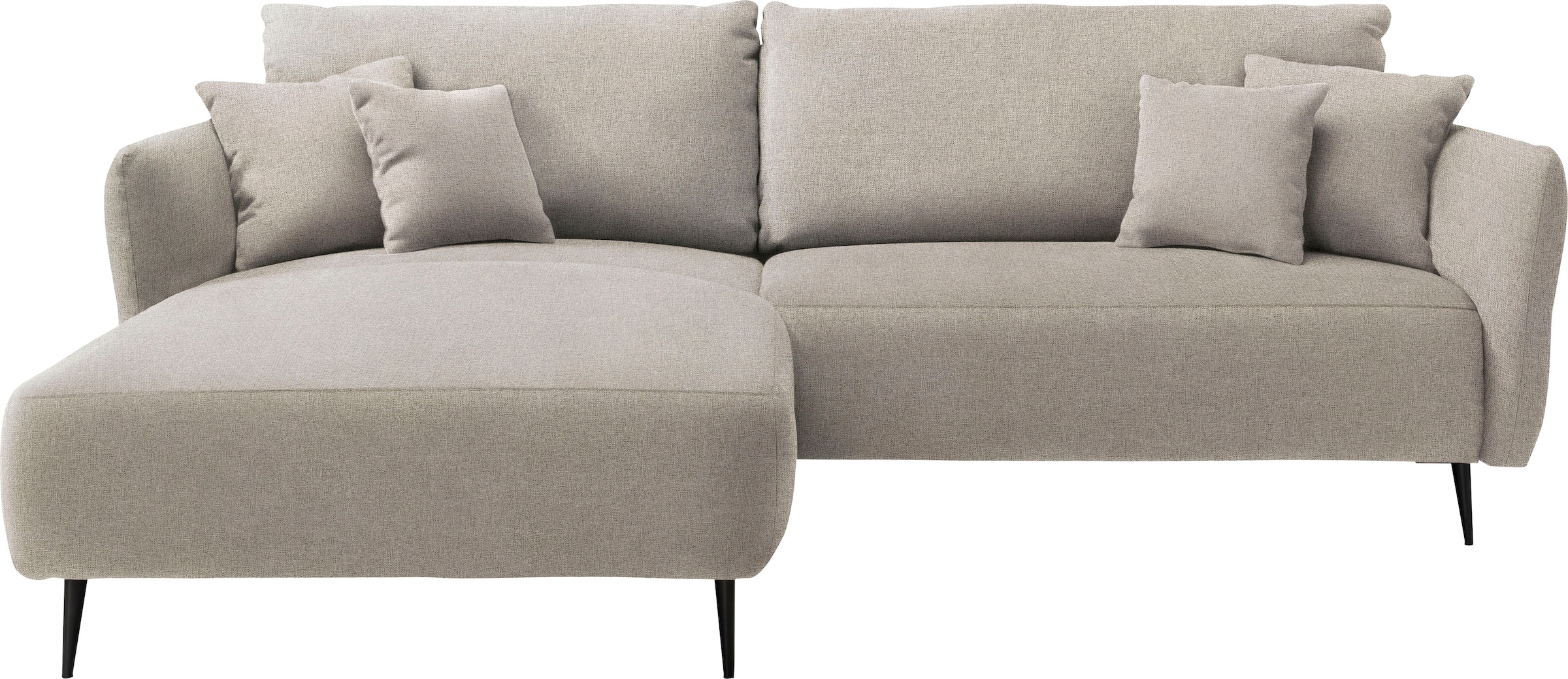 INOSIGN Ecksofa »Amarena L-Form«, inklusive Armlehnenverstellfunktion, 4x Zierkissen gratis