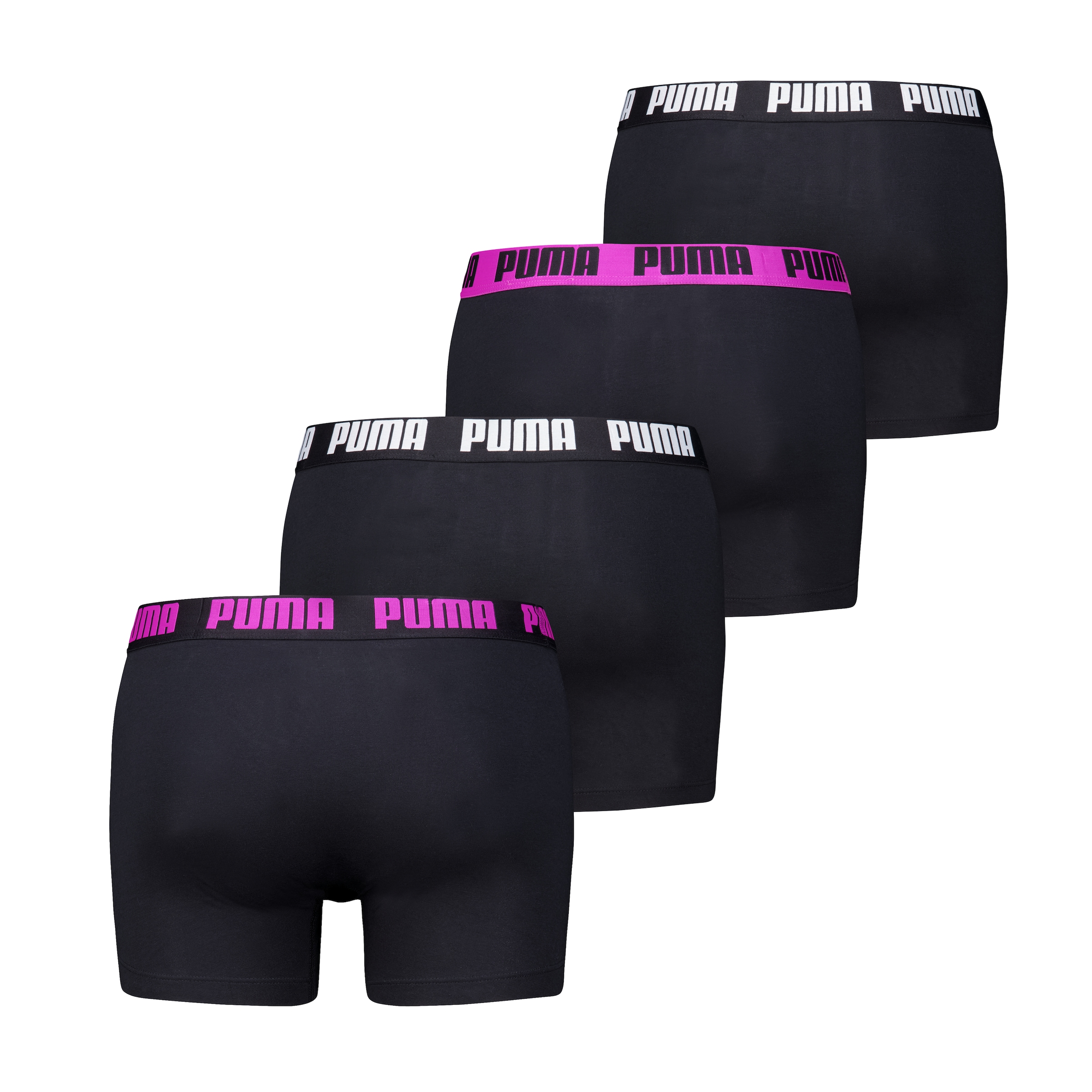 PUMA Boxers »PUMA MEN EVERYDAY BOXER 4P ECOM« Packung, 4er Pack,  mit breitem Logo-Webbund