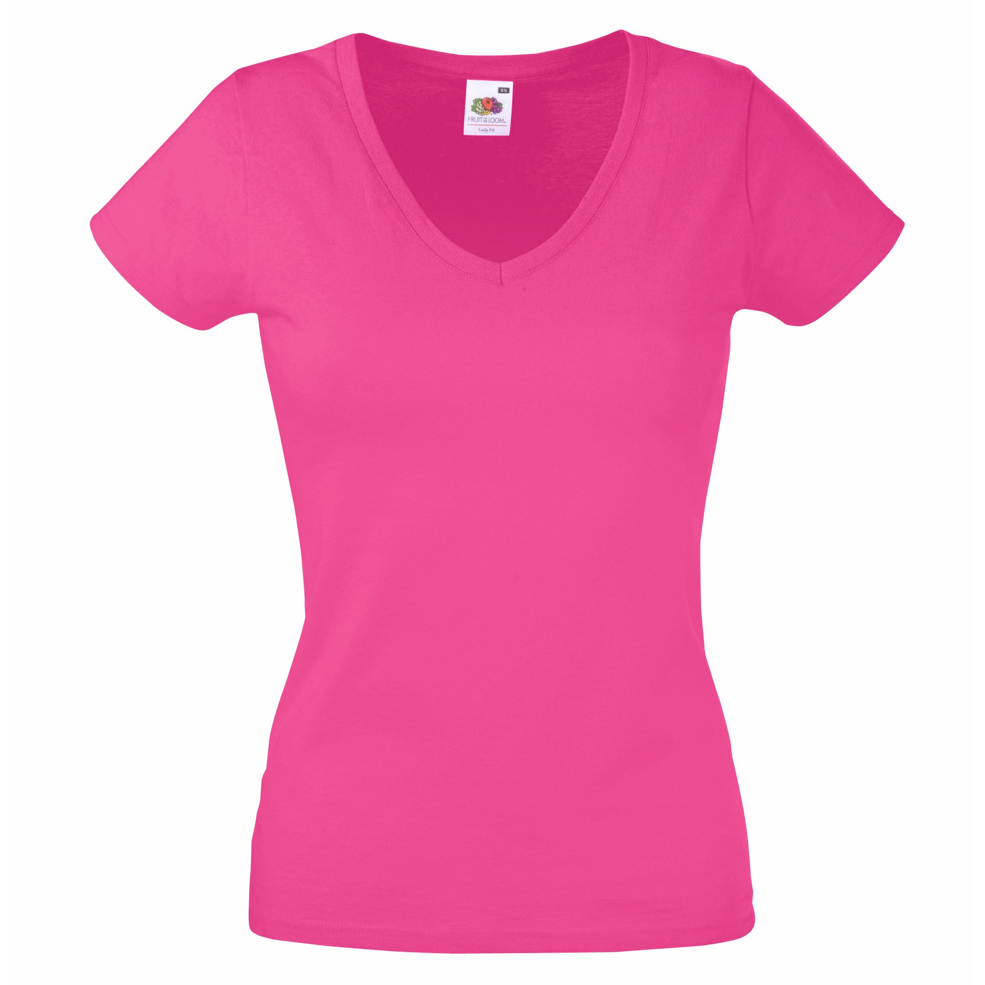 V-Shirt »Lady-Fit Valueweight Damen T-Shirt, V-Ausschnitt«