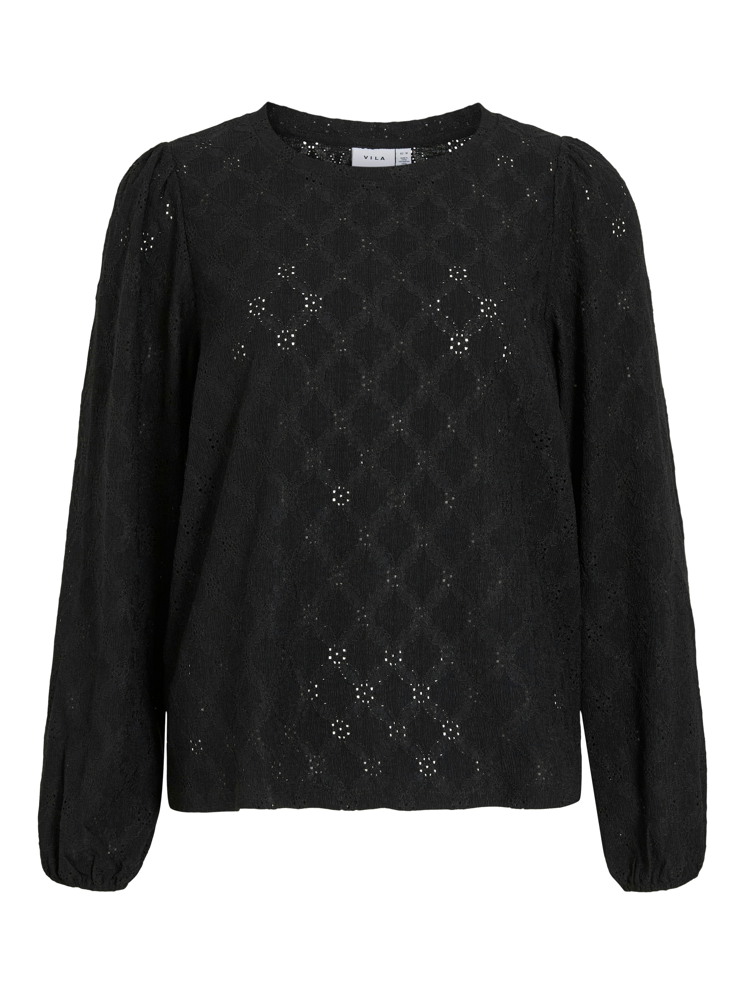 Vila Langarmshirt »VIASTA O-NECK L/S TOP - NOOS«