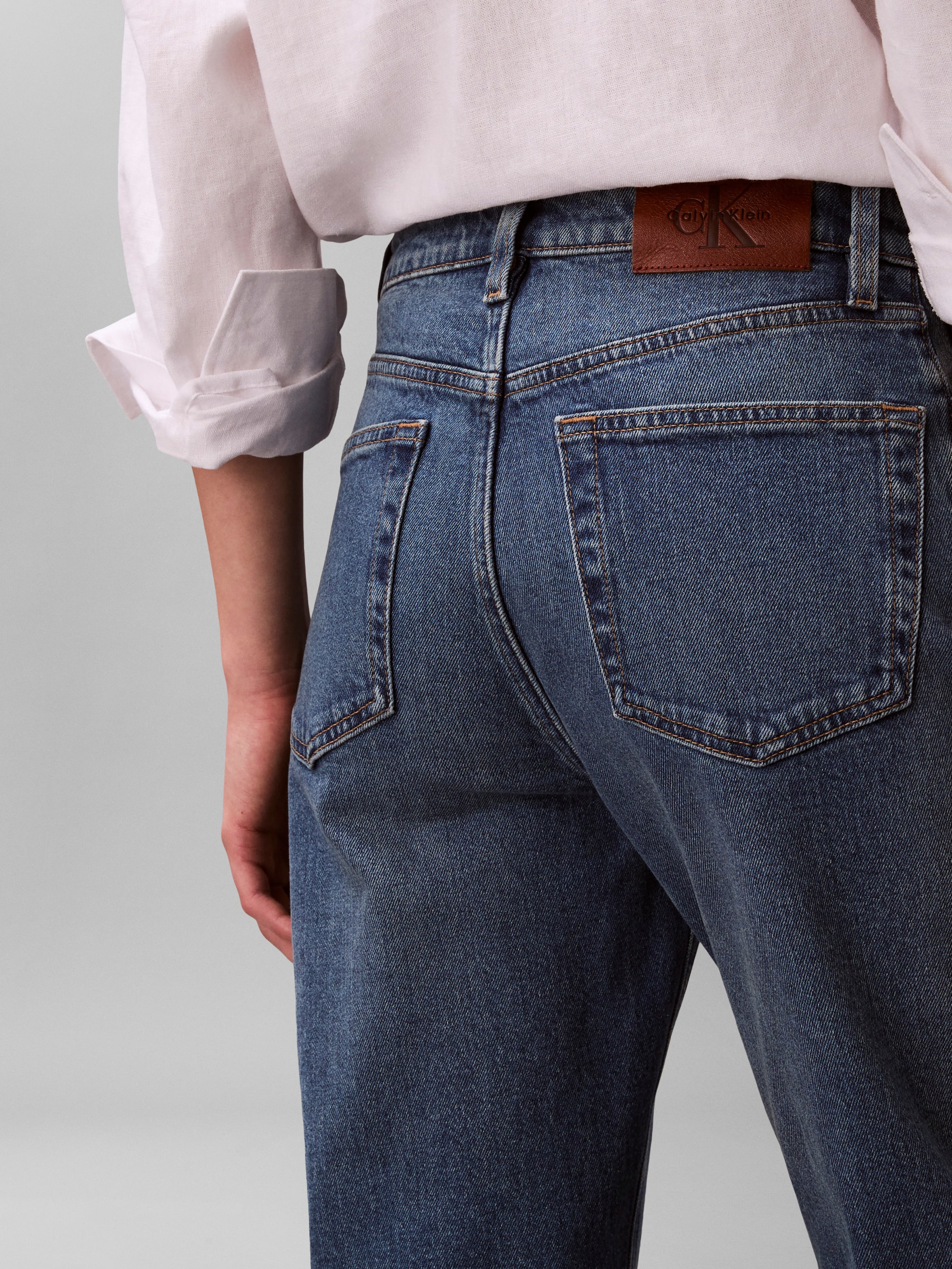 Calvin Klein Jeans Jeans taille haute Coupe régulière avec taille haute
