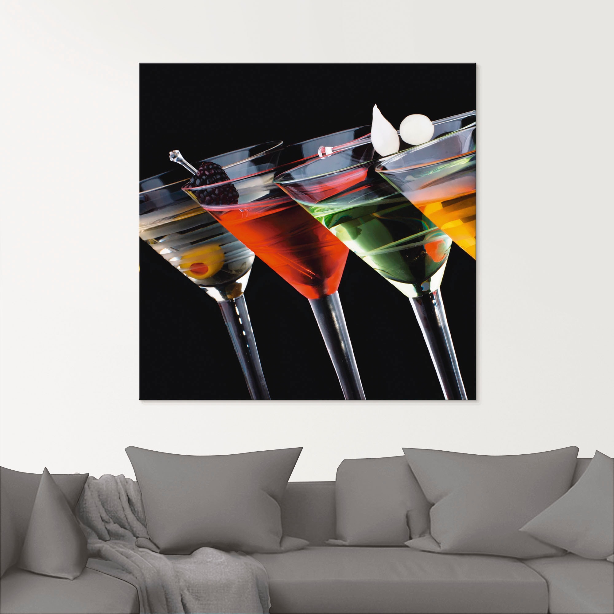 Artland Glasbild »Klassische Martini - Cocktail«, Getränke, (1 St.), in verschiedenen Grössen