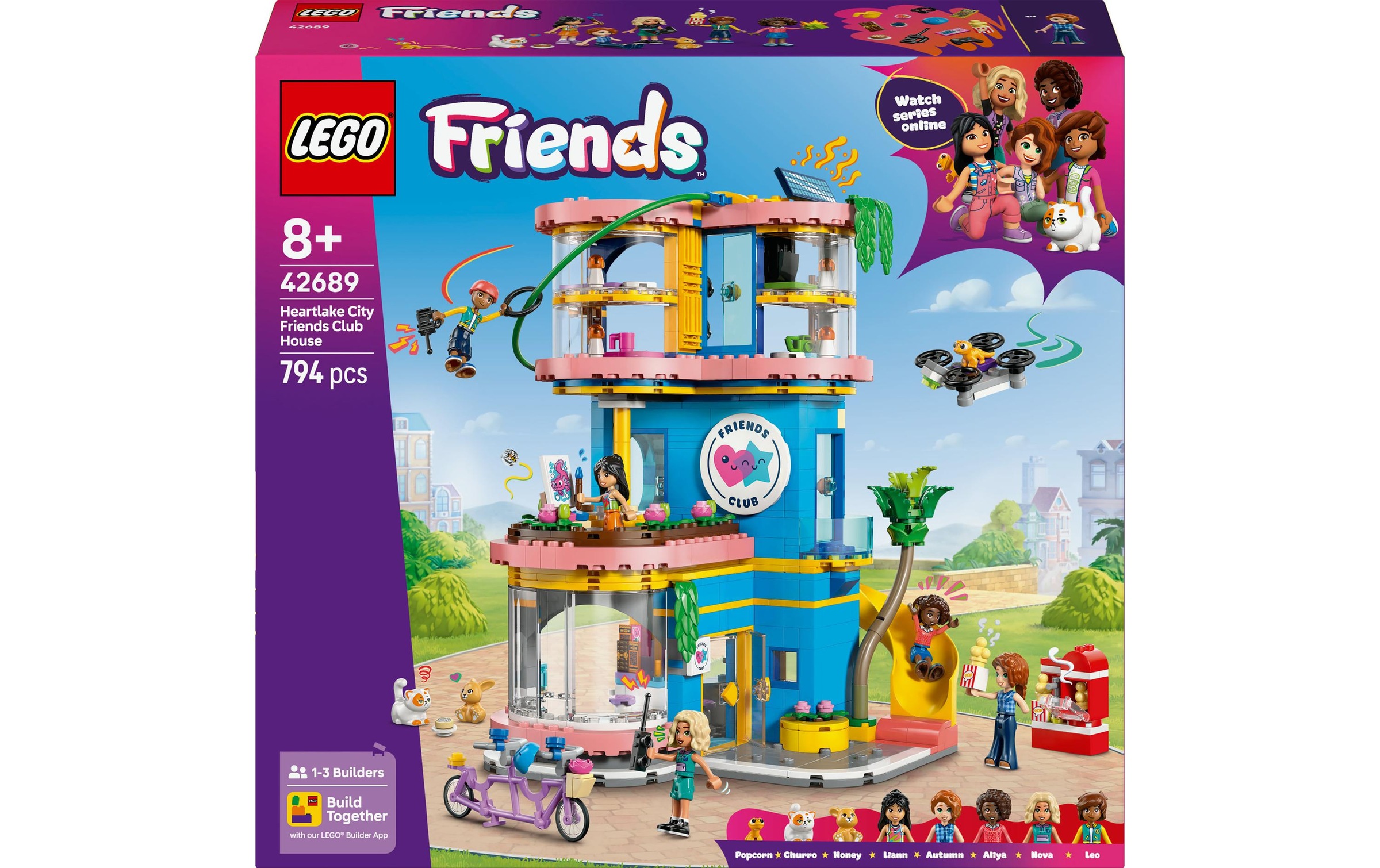 Image of Konstruktionsspielsteine "Friends Heartlake City Clubhaus der Freunde 42689" Kategorie: Alltägliches