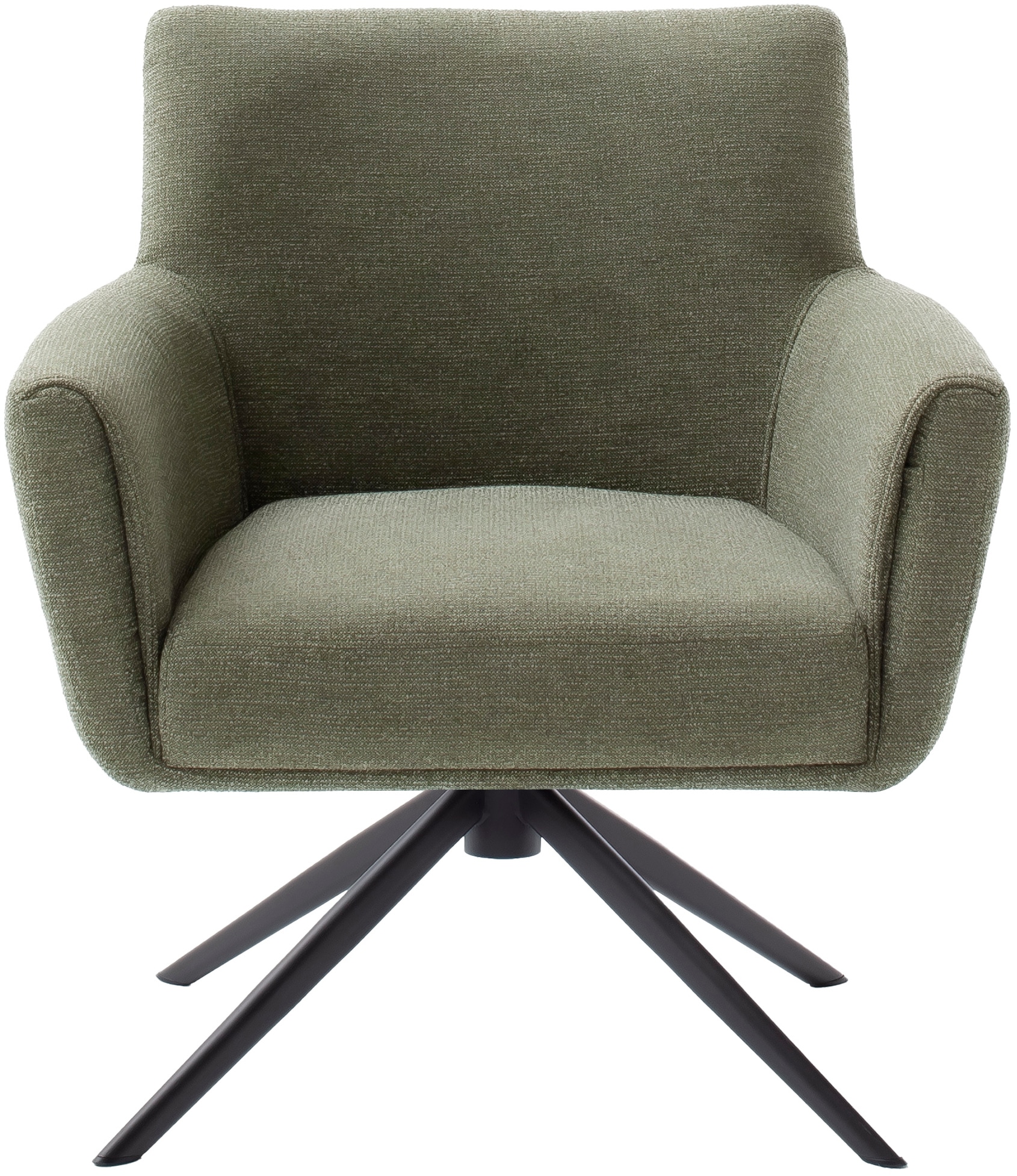 MCA furniture 4-Fussstuhl »WILSON Esszimmerstuhl, Armlehnstuhl, Polsterstuhl, modern«, (Set), 1 St., Flachgewebe, Stuhl, Armlehnenstuhl, drehbar, Taschenfederkern, belastbar 160 kg,XXL