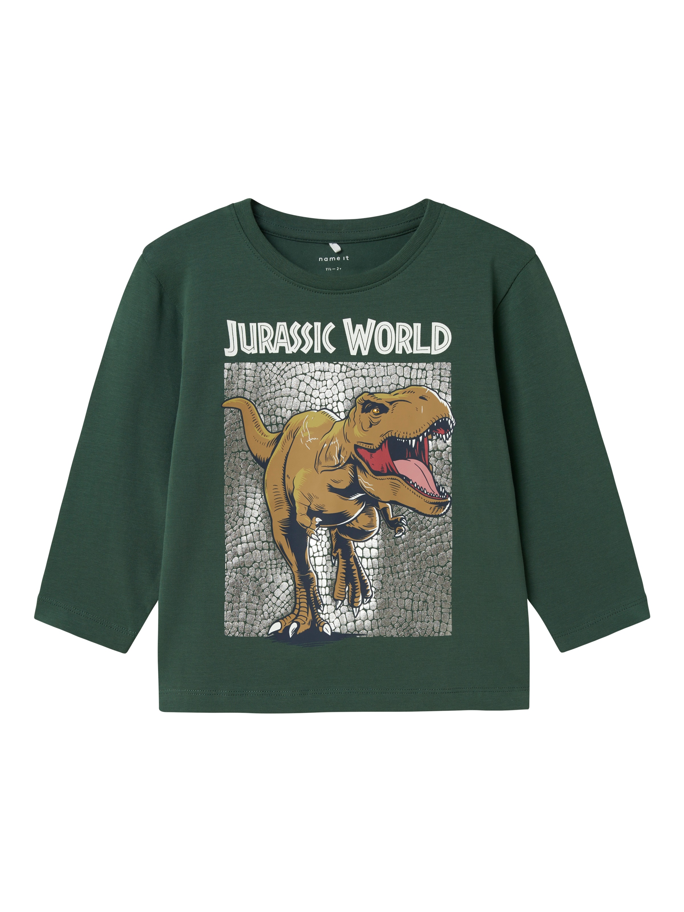 Name It Langarmshirt »NMMJEWEL JURASSIC NREG LS TOP NOOS SKY«