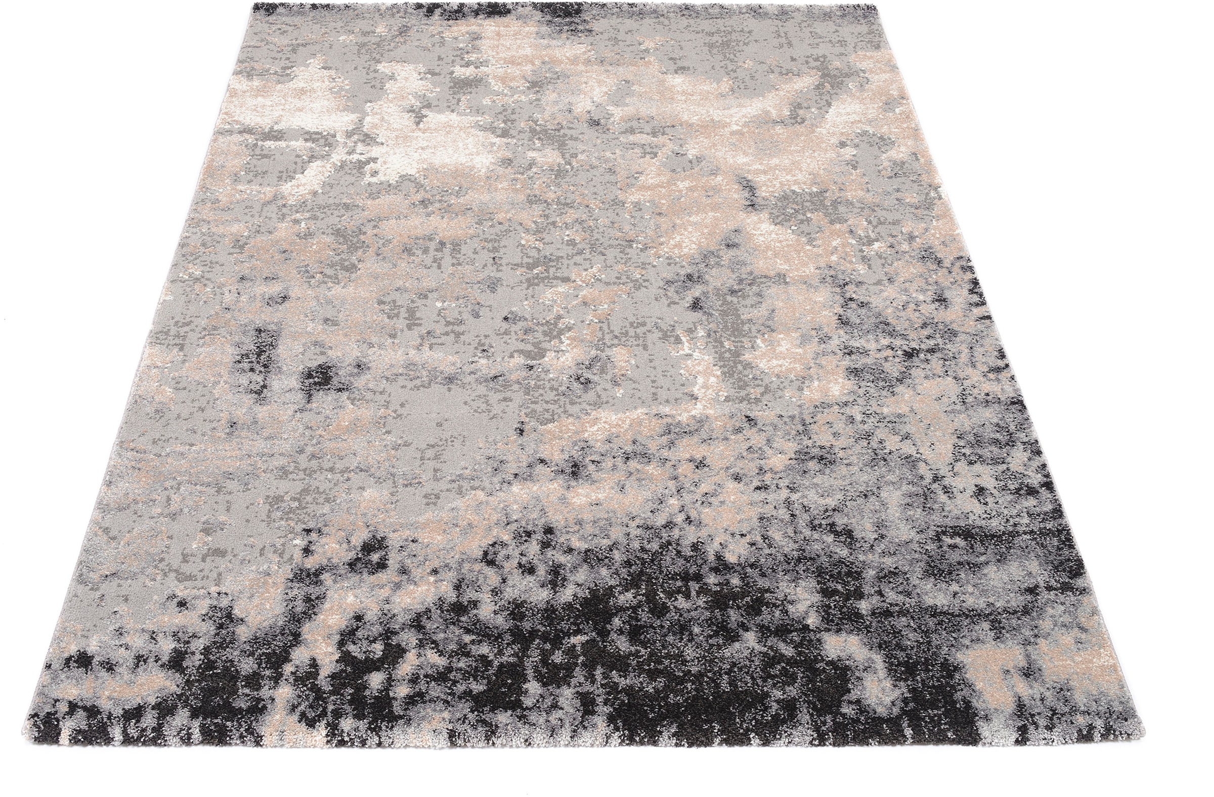 Image of OCI DIE TEPPICHMARKE Teppich "JUWEL AWARA" rechteckig 20 mm Höhe Kurzflor, Wohnzimmer, Marmor Optik, Hoch Tief Effekt
