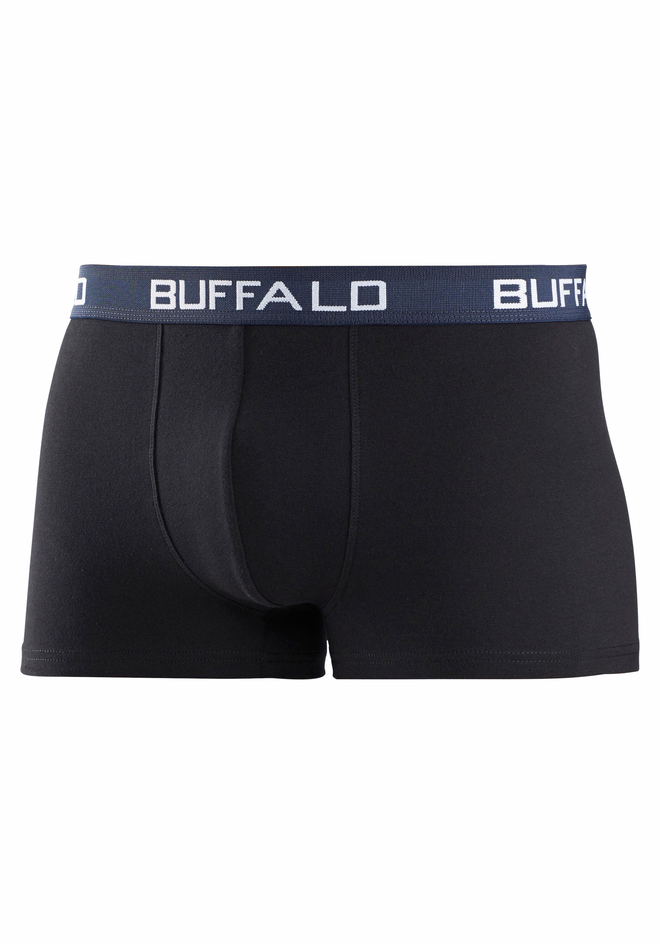 Boxer, ohne - Mindestbestellwert Buffalo 3 mit Bündchen St.), Modische kontrastfarbenem für (Packung, kaufen Jungen versandkostenfrei