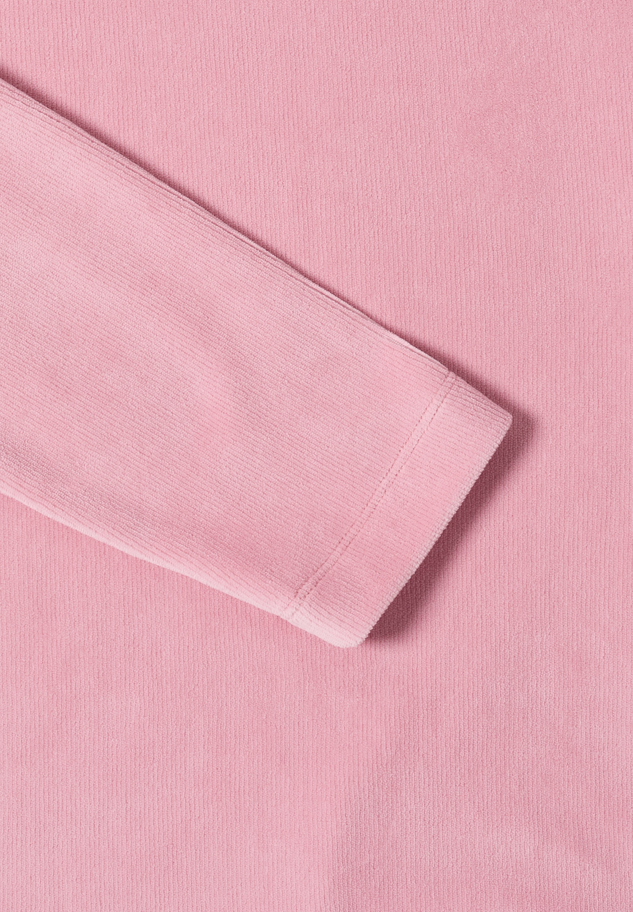 Cecil Rundhalspullover Cord Shirt mit grossem Kragen