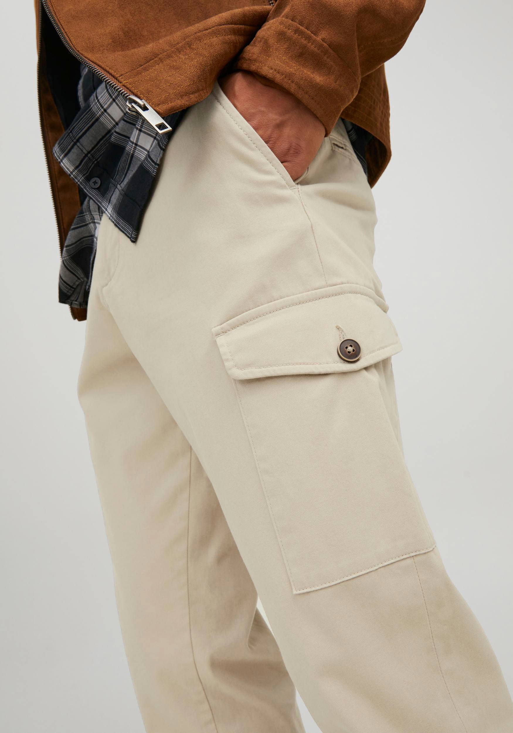 Jack & Jones Cargohose »JPSTOLLIE JJBOWIE CARGO NOOS«