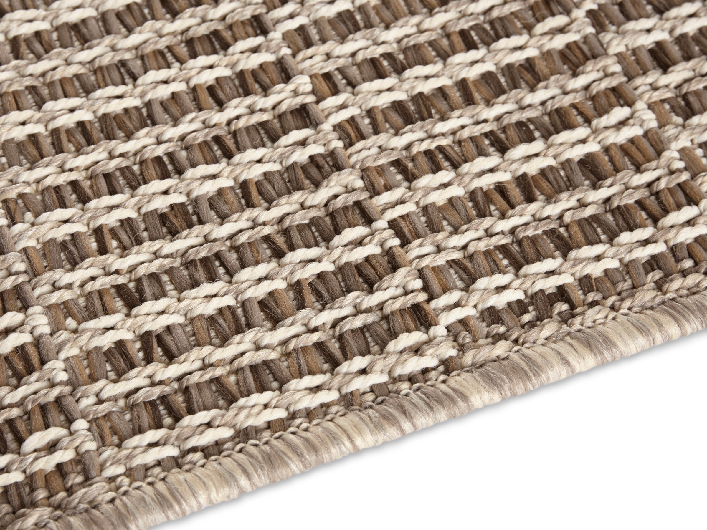 ELLE DECORATION Teppich »Dreux«, rechteckig, 8 mm Höhe, In-& Outdoor, Wetterfest, Balkon, Garten, Wohnzimmer, Wasserfest