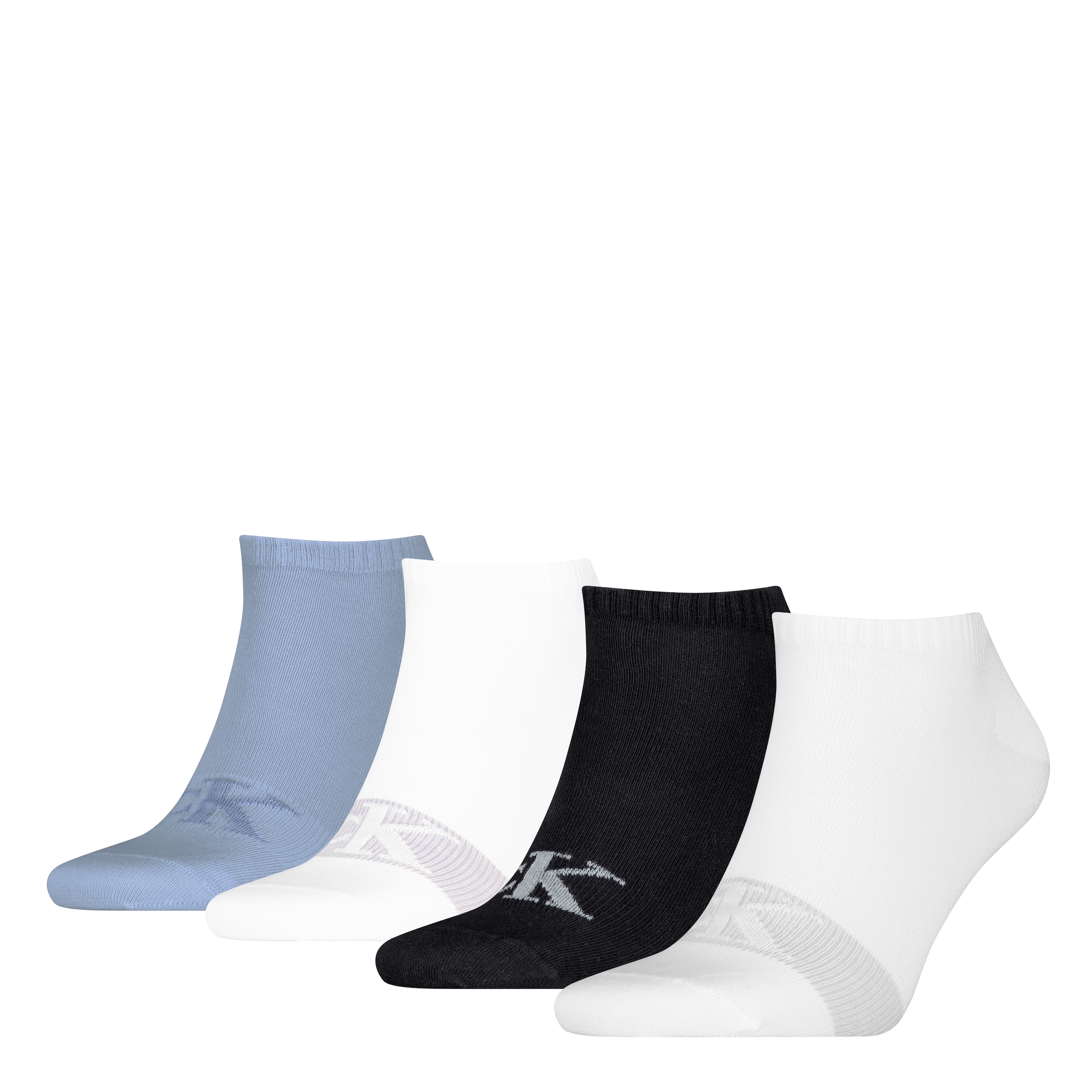 Calvin Klein Jeans Socken »CKJ MEN SNEAKER 4P SHADOW RIB LOGO ECOMM«, (4 Paar), mit dezentem Logo-Print