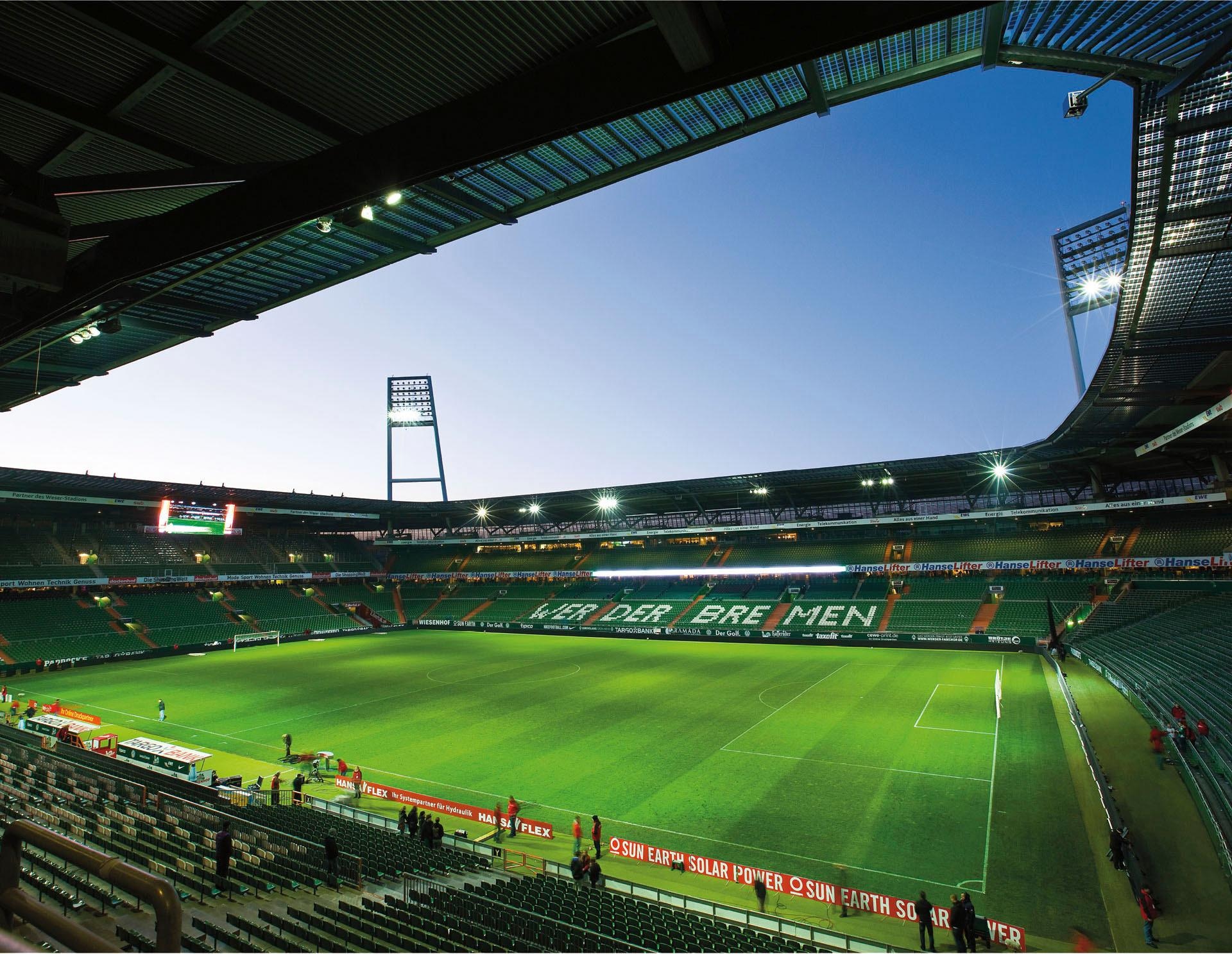 Weserstadion Fototapete bequem »Werder kaufen Bremen Innen« - Wall-Art