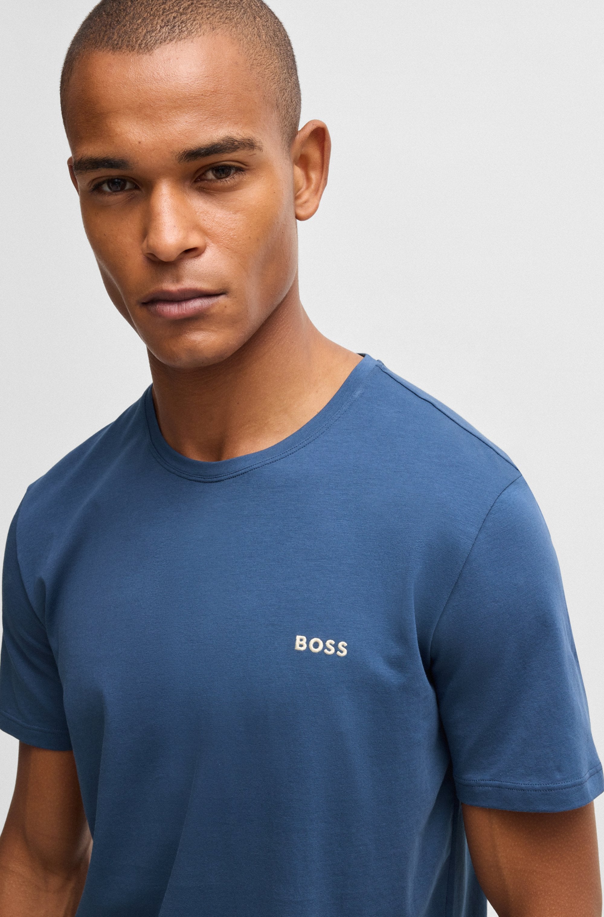 BOSS T-Shirt »Mix&Match T-Shirt R«, mit Logostickerei