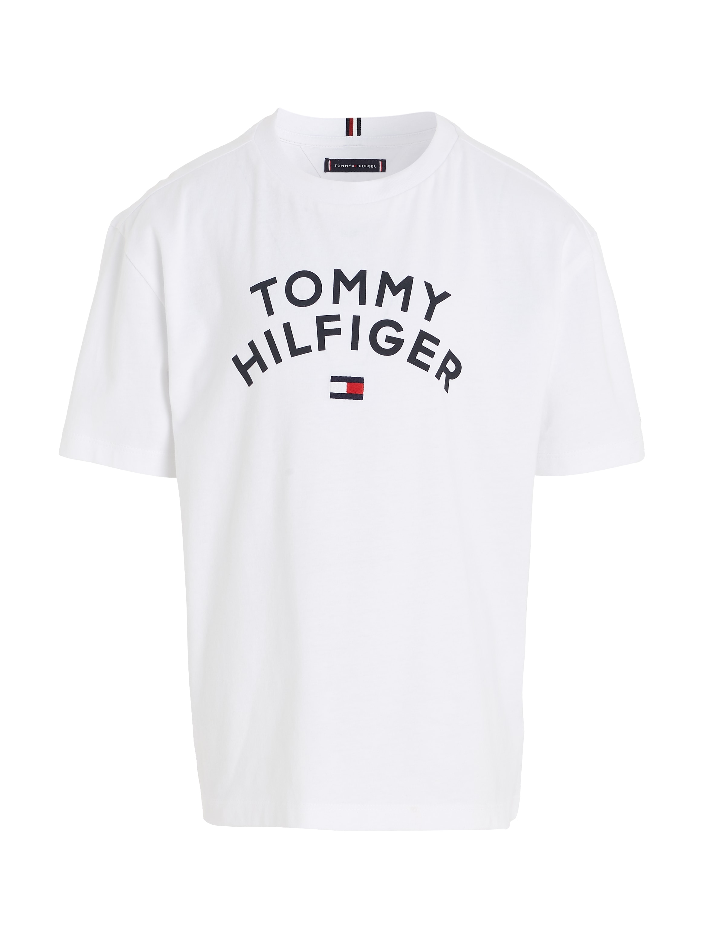 Trendige Tommy Hilfiger T-Shirt »TOMMY versandkostenfrei Mindestbestellwert shoppen HILFIGER FLAG ohne - TEE«