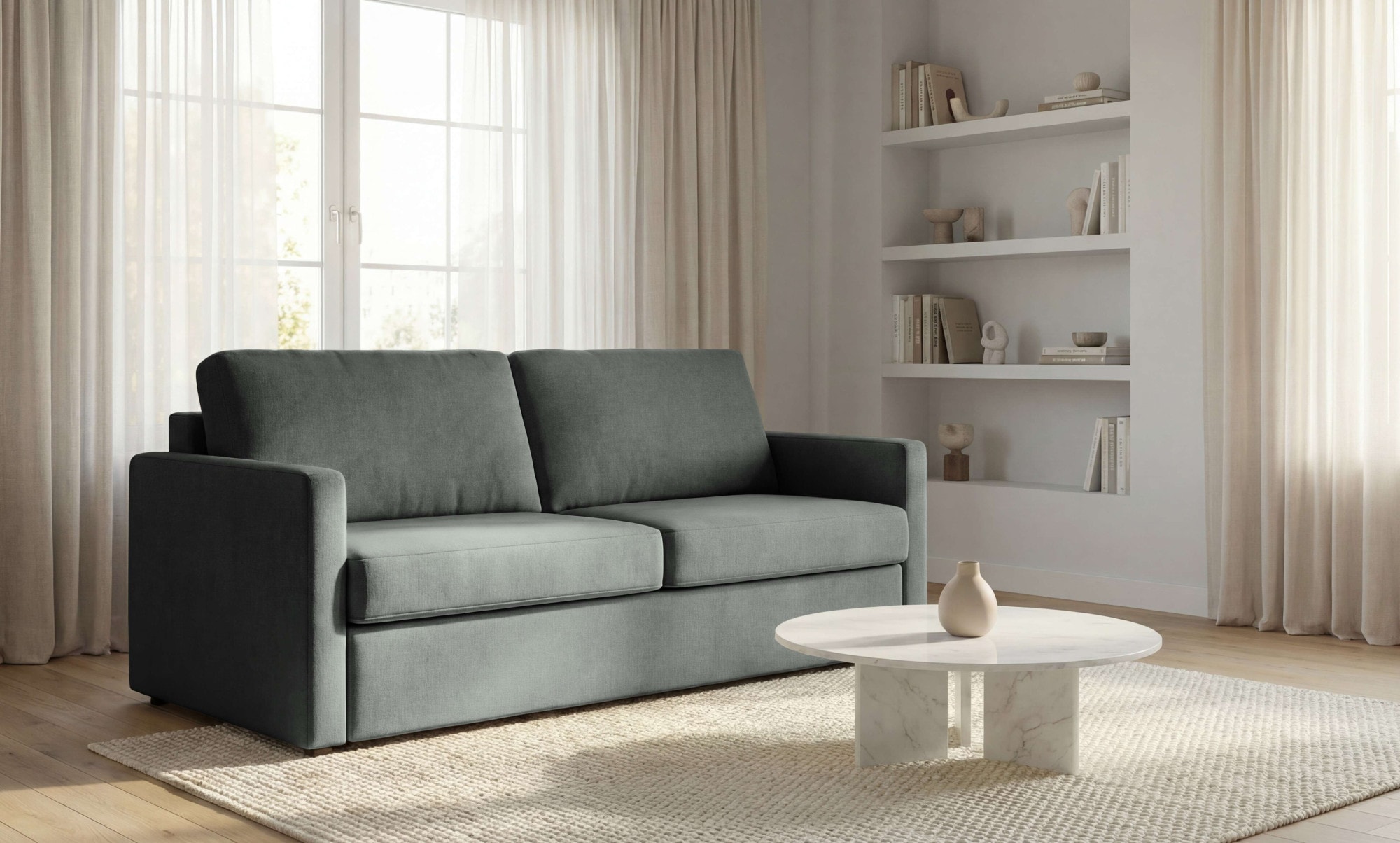 Home affaire Canapé-lit »GOLDPOINT 182cm,  Dauerschläfer, Liegefläche 140/200 cm« 3-Sitzer mit Dauerschläfer-Funktion, Bonell-Federkernmatratze