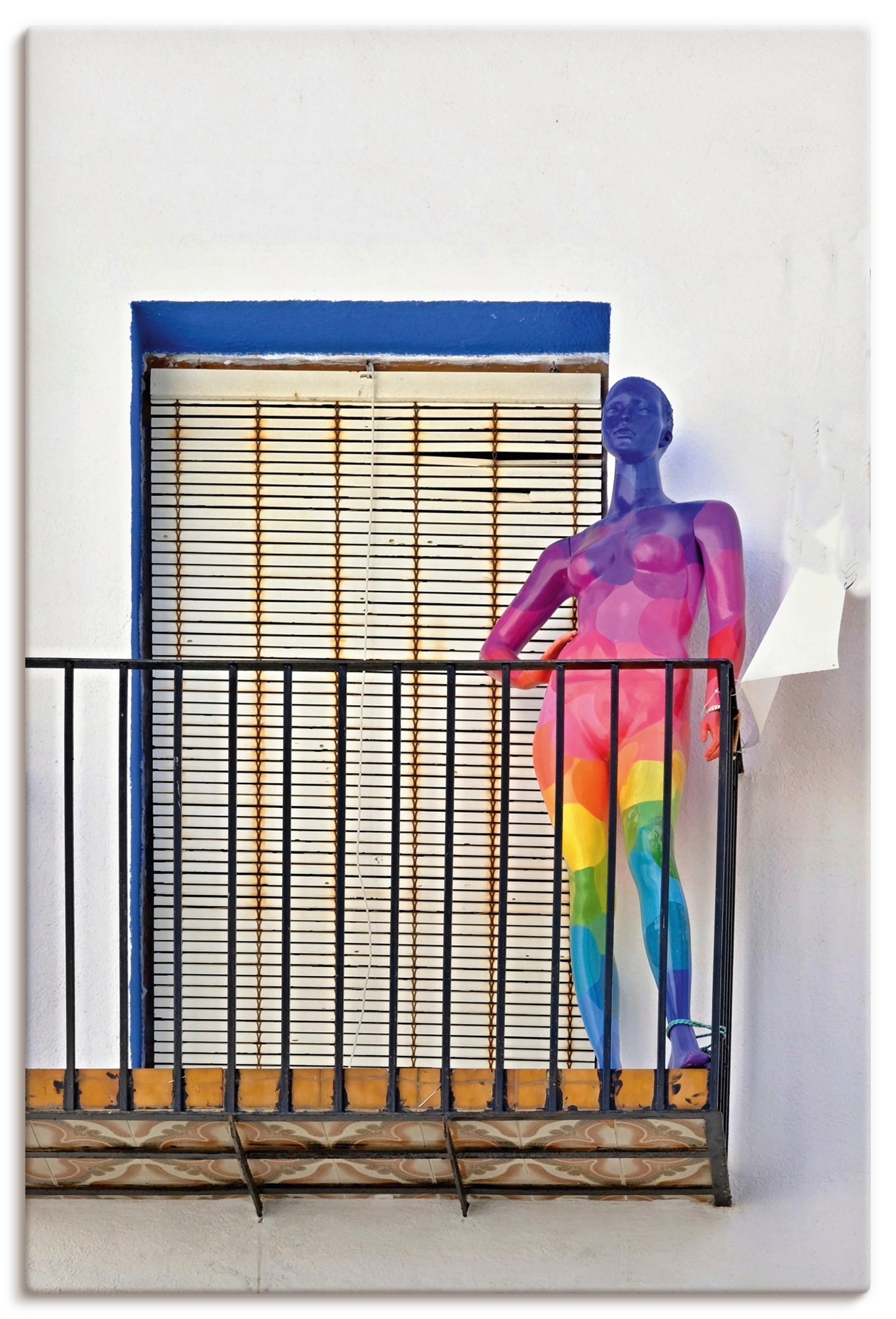 Image of Artland Wandbild "Regenbogen Schaufensterpuppe" Arrangements 1 Stk. tlg. als Alubild, Leinwandbild, Poster, Wandaufkleber in verschied. Grössen