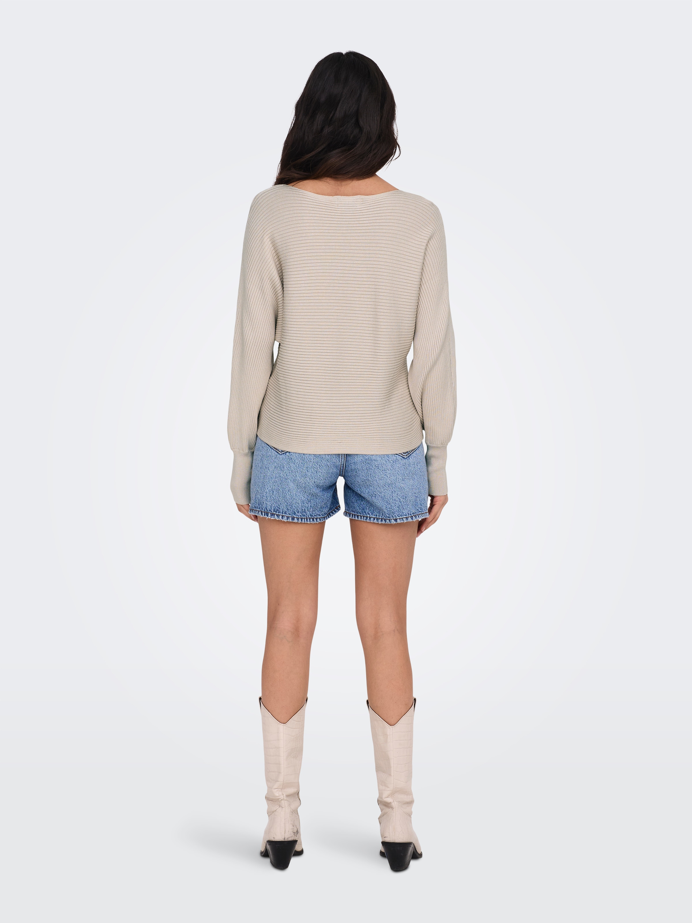 ONLY Strickpullover »ONLADALINE L/S SHORT PULLO KNT NOOS« Viskosemischung, regular fit
