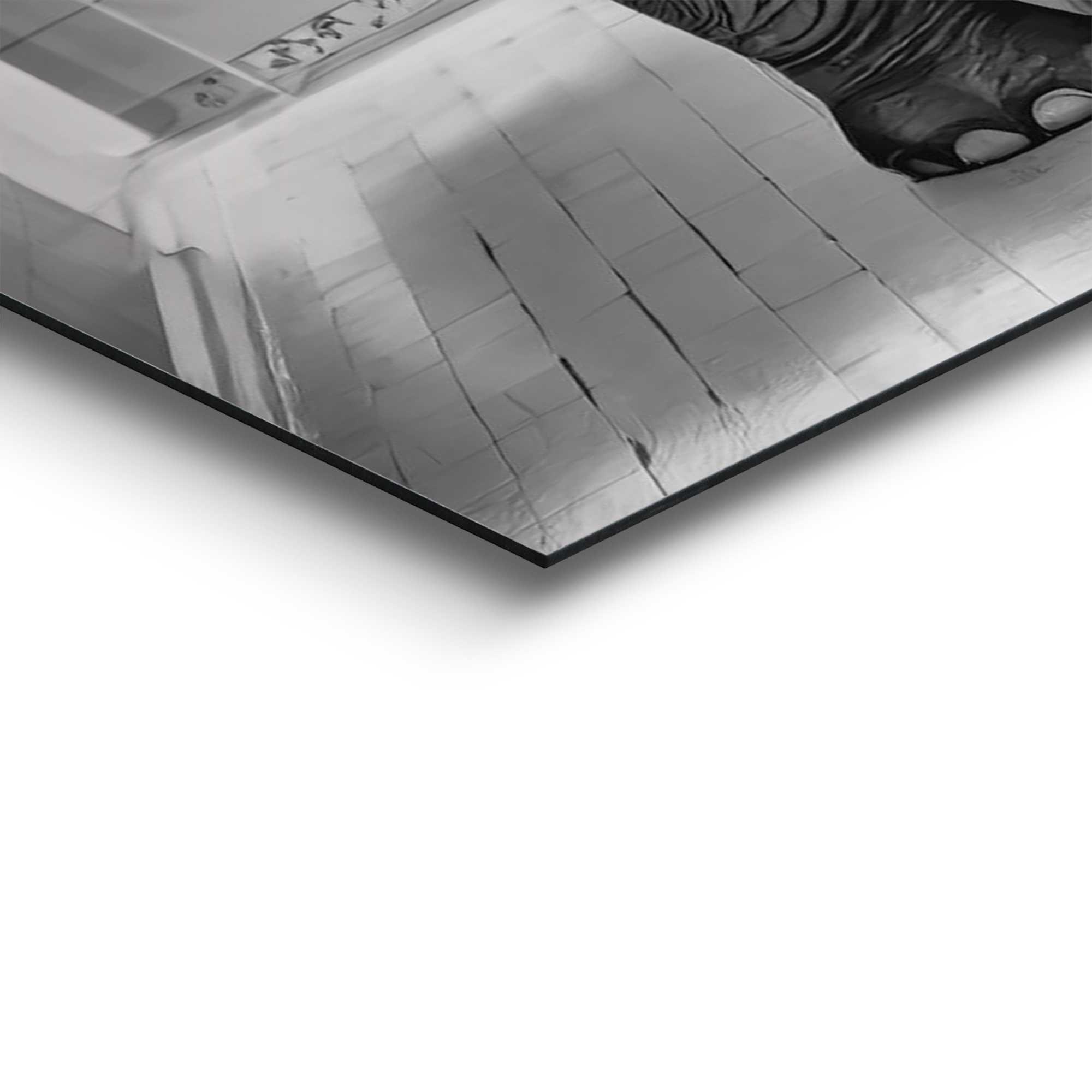 Reinders! Deco-Panel »Kuh auf Toilette« Toilette - Schwarz-Weiss - MDF - Tiere - 60x90 cm