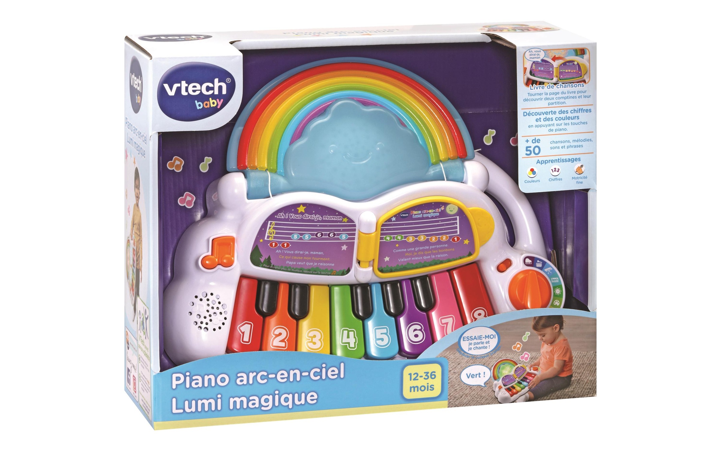Vtech® Spielzeug-Musikinstrument »Piano arc en«